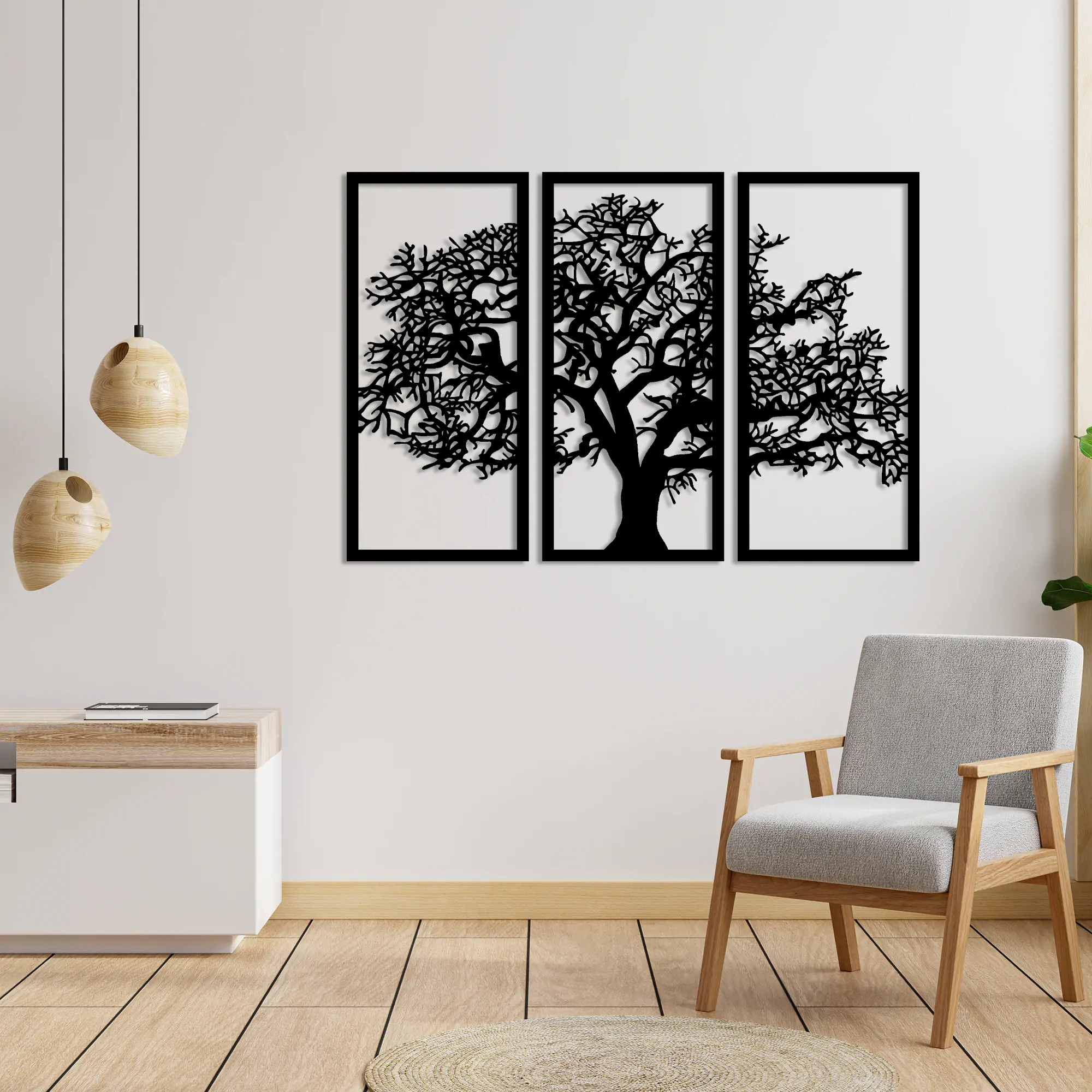 Sycamore Tree Metal Wall Art