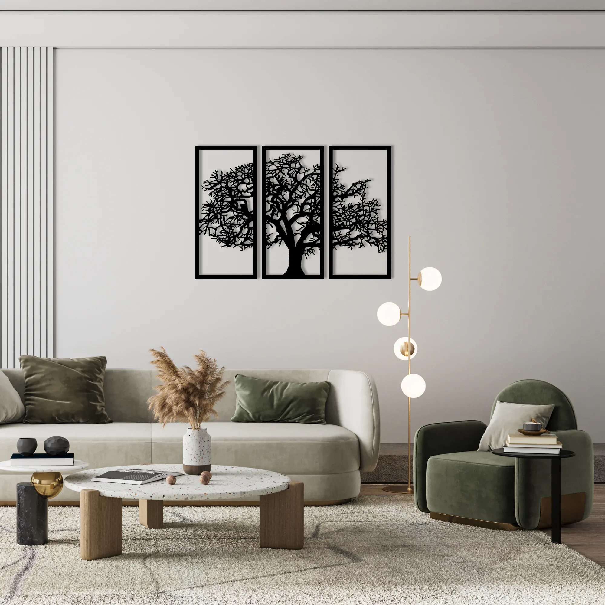 Sycamore Tree Metal Wall Art