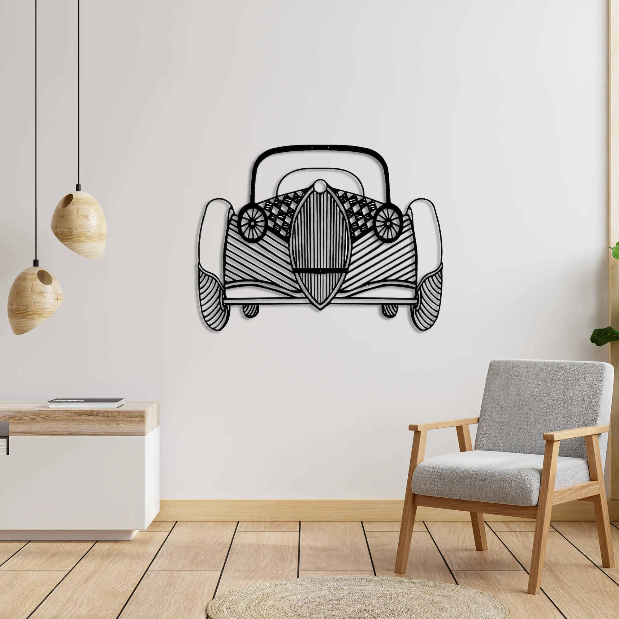 Car Metal Wall Art