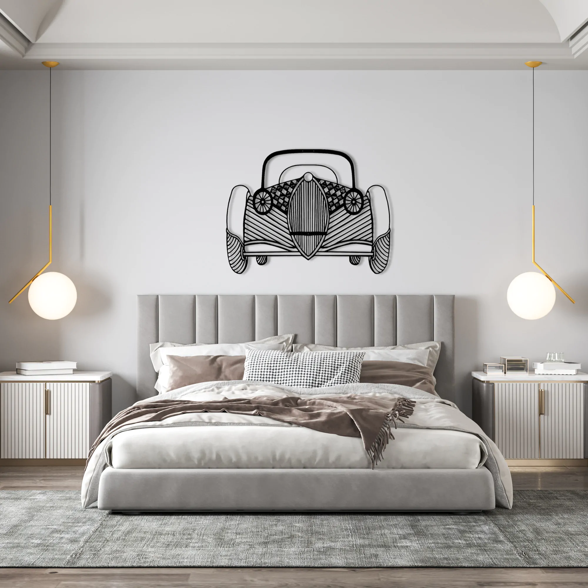 Car Metal Wall Art