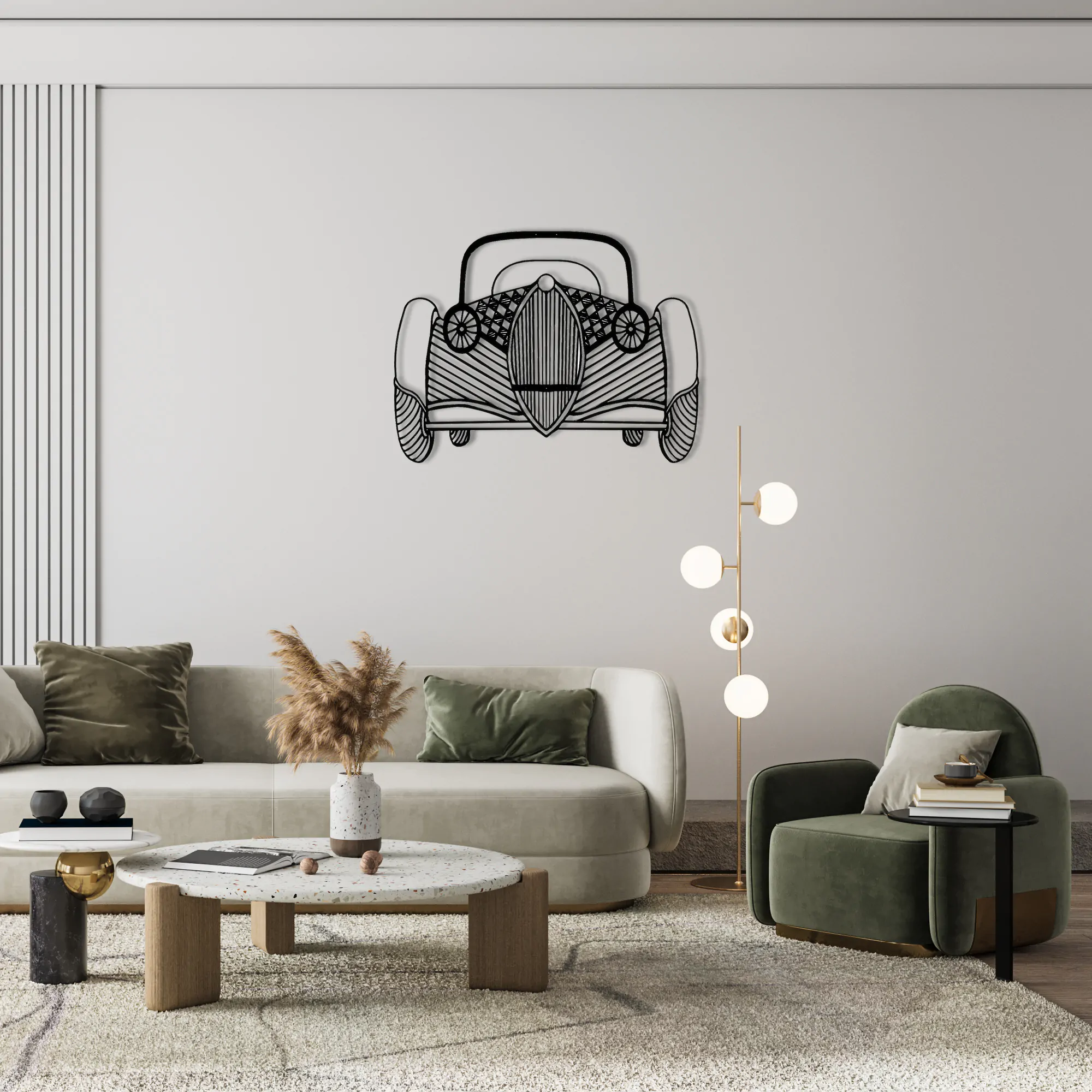 Car Metal Wall Art