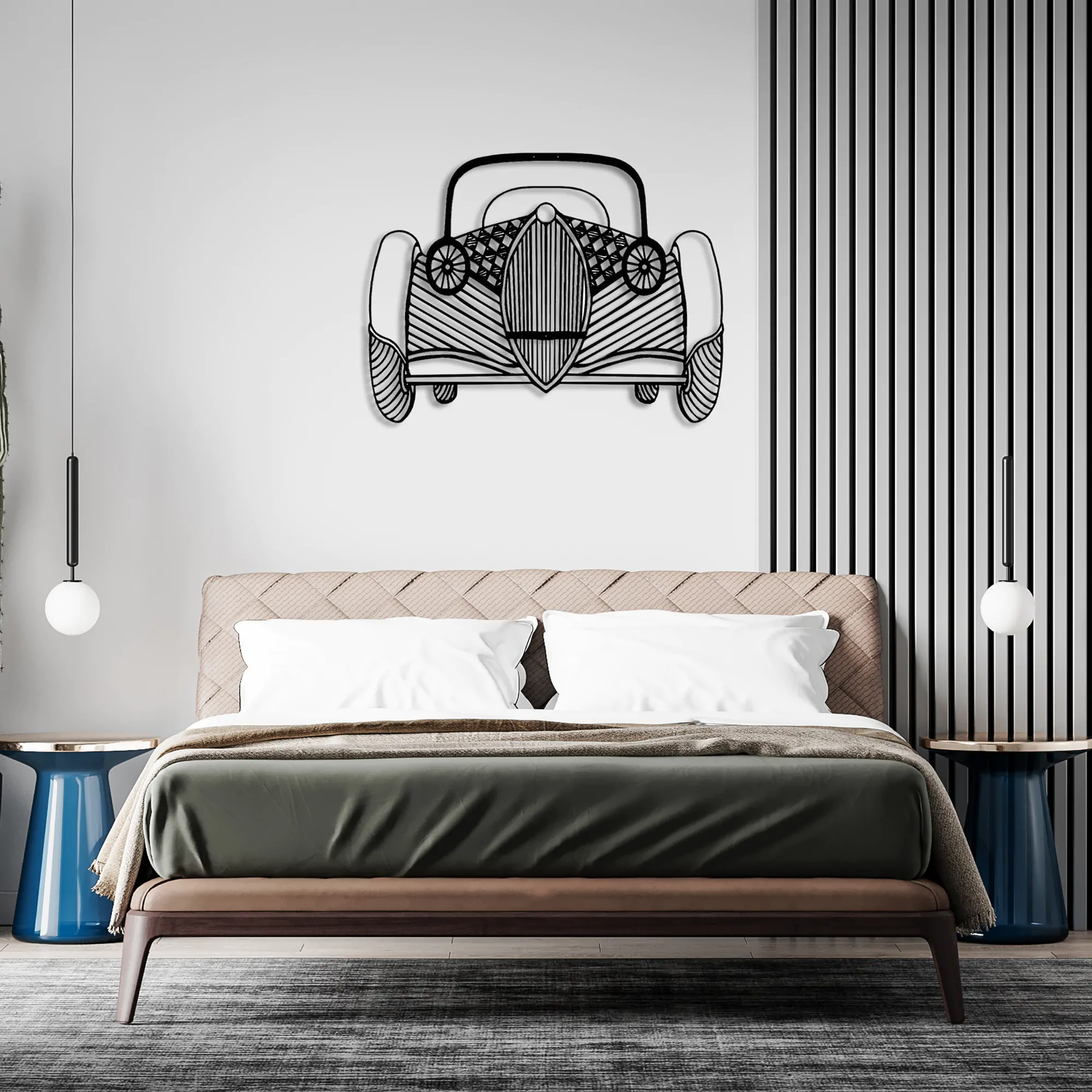 Car Metal Wall Art