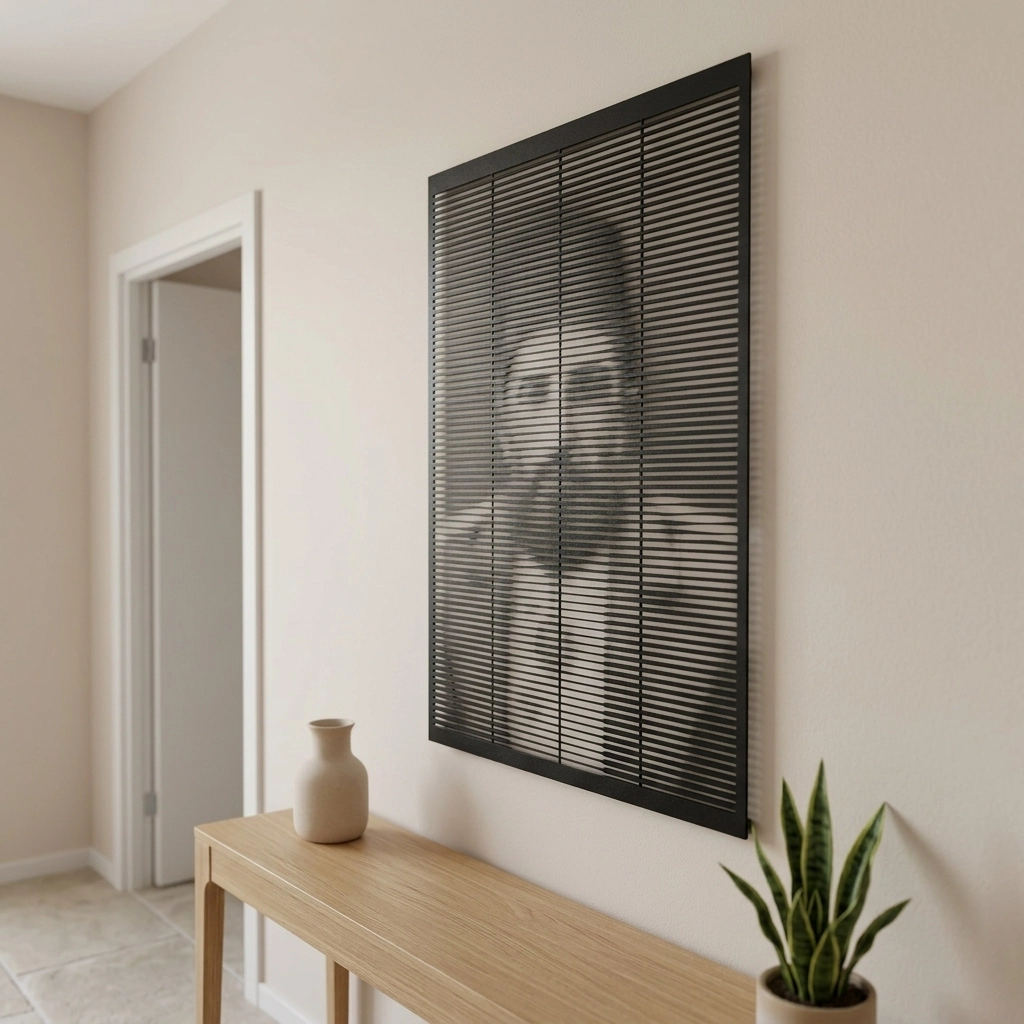 ABDULHAMID Han Blinds Metal Wall Art