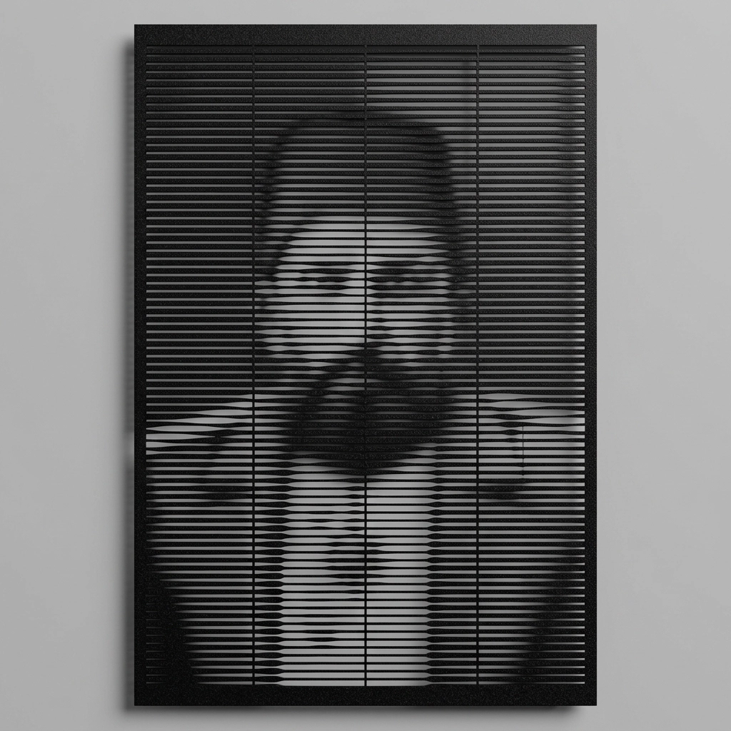 ABDULHAMID Han Blinds Metal Wall Art