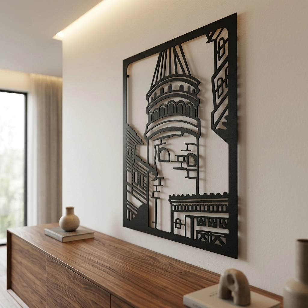 Galata Tower Metal Wall Art- IST1004