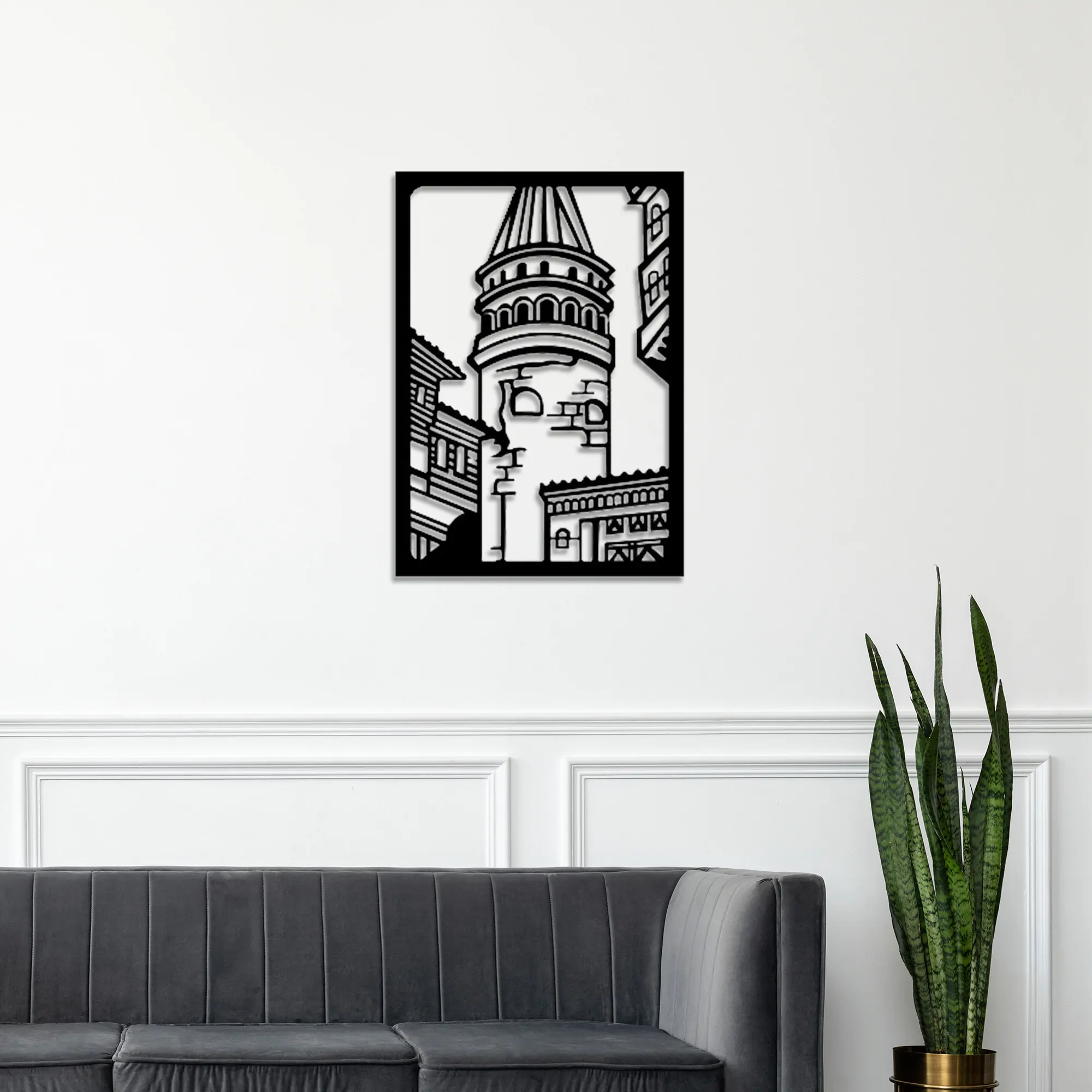 Galata Tower Metal Wall Art- IST1004