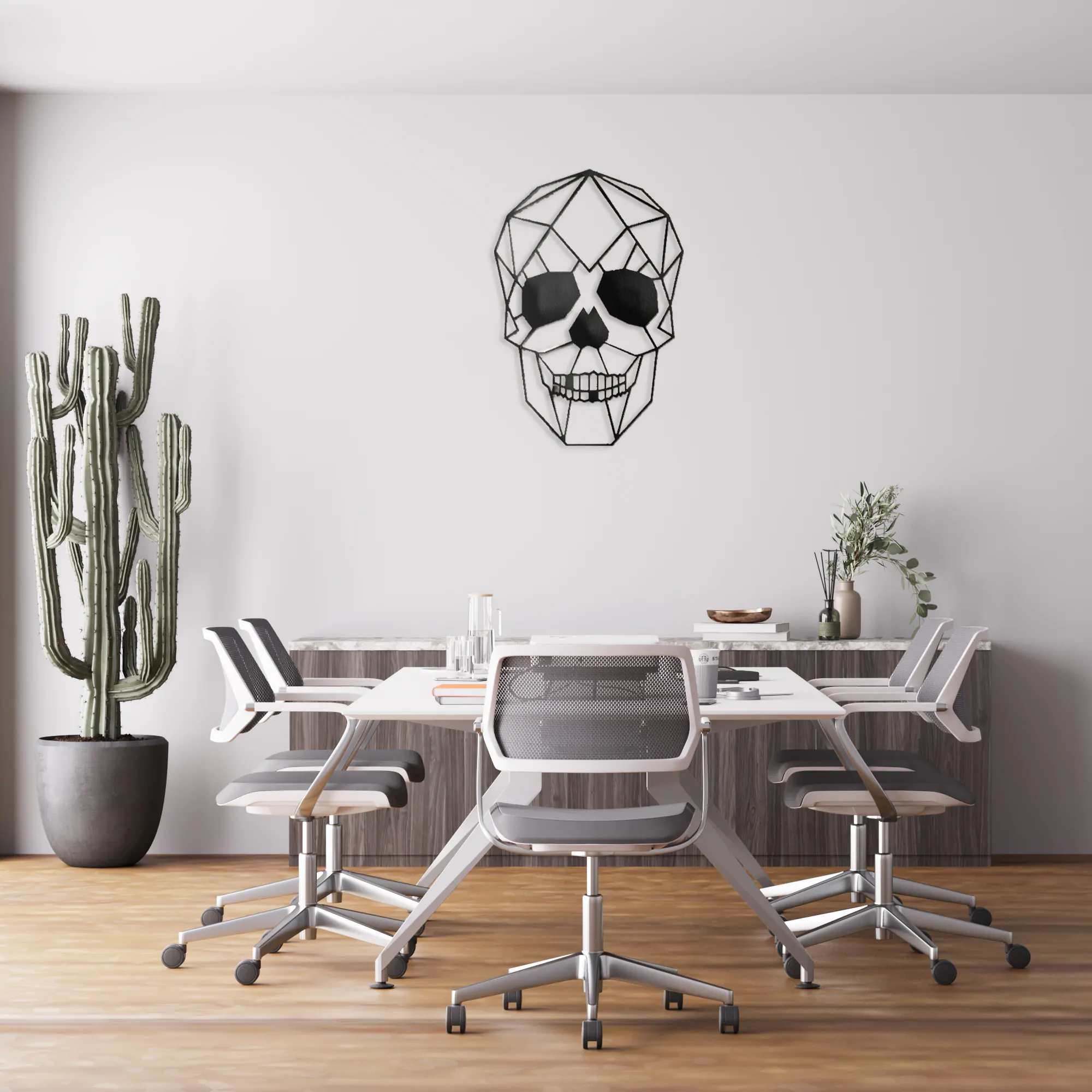 Skull Metal Wall Art
