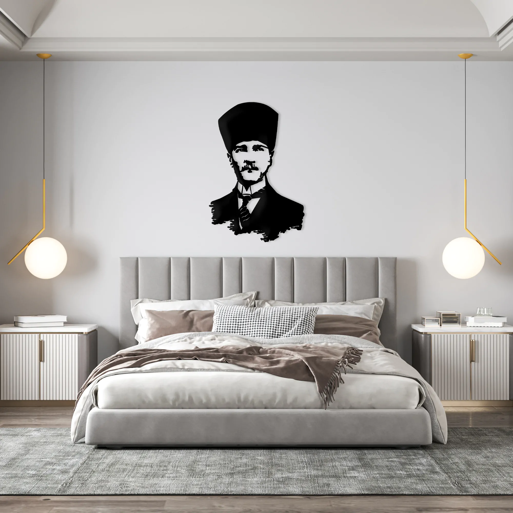 Ataturk Metal Wall Art 2031