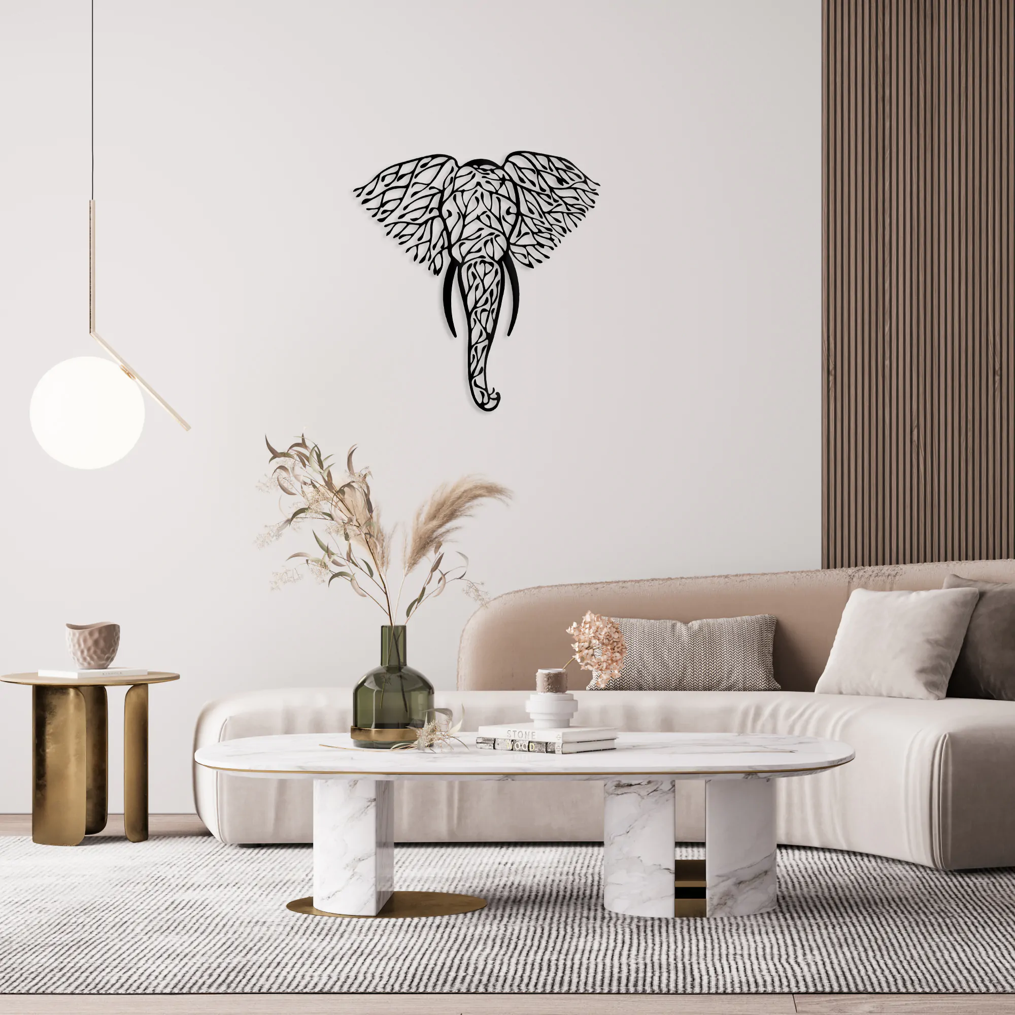 Elephant Metal Wall Art 1038