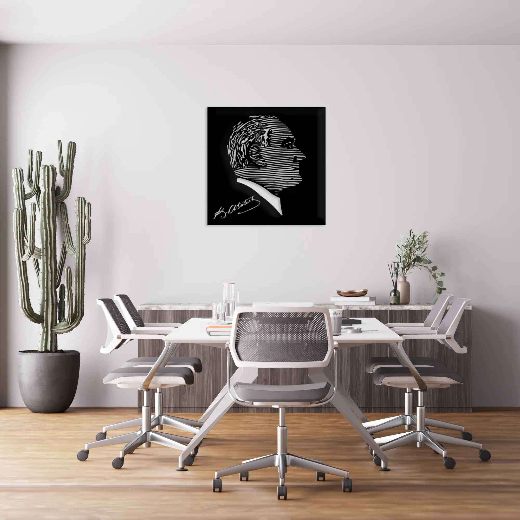 Ataturk Metal Wall Art 1005