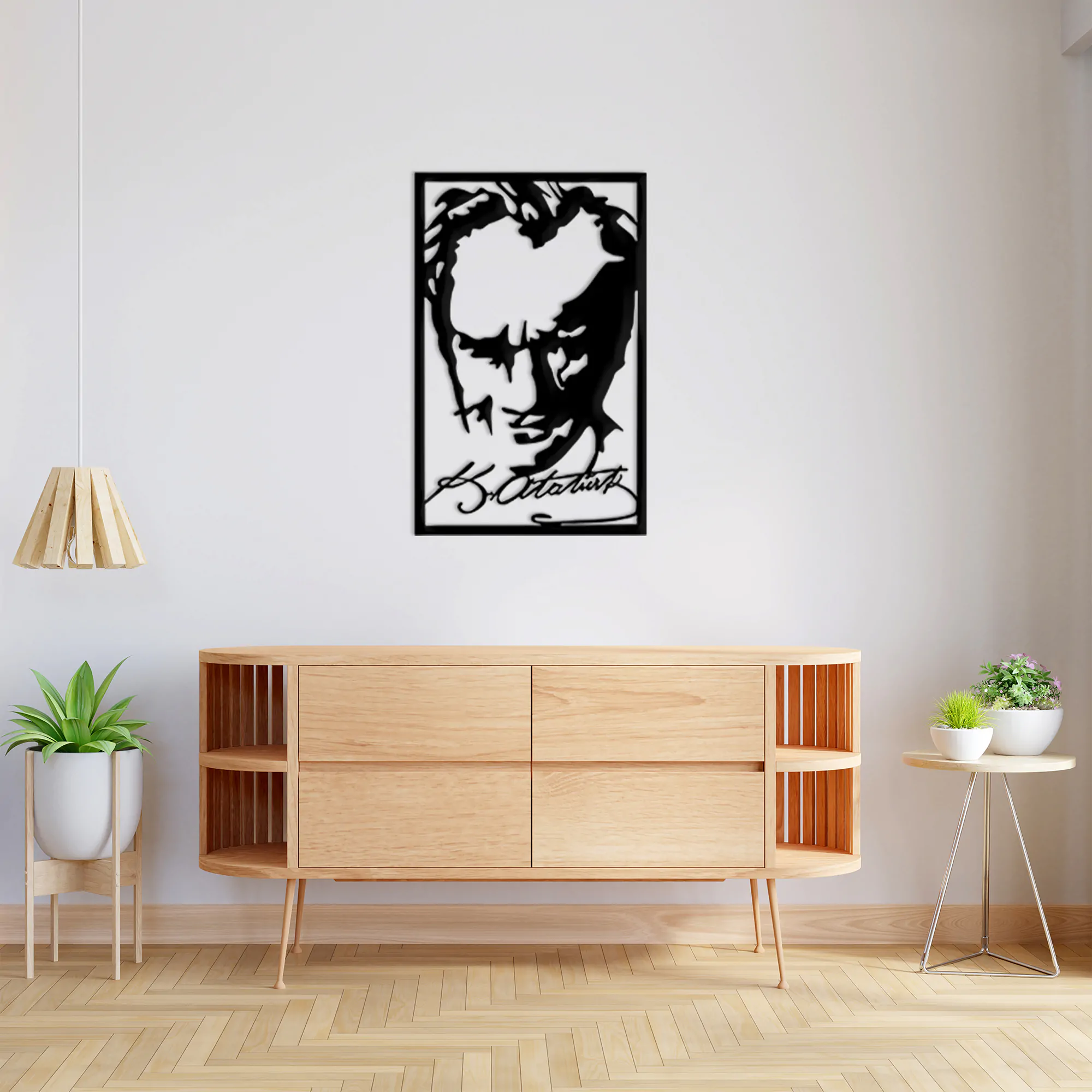 Ataturk Metal Wall Art 1009