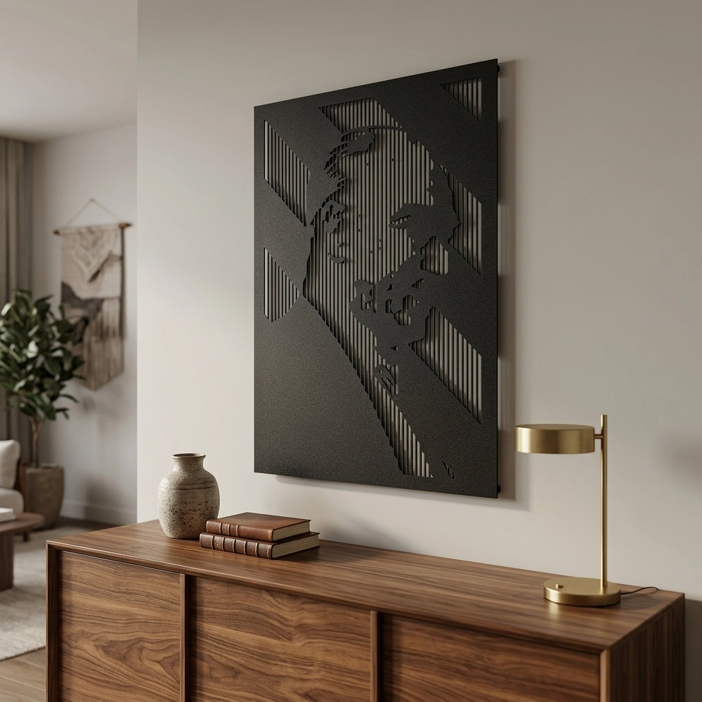 Ataturk Metal Wall Art 1008