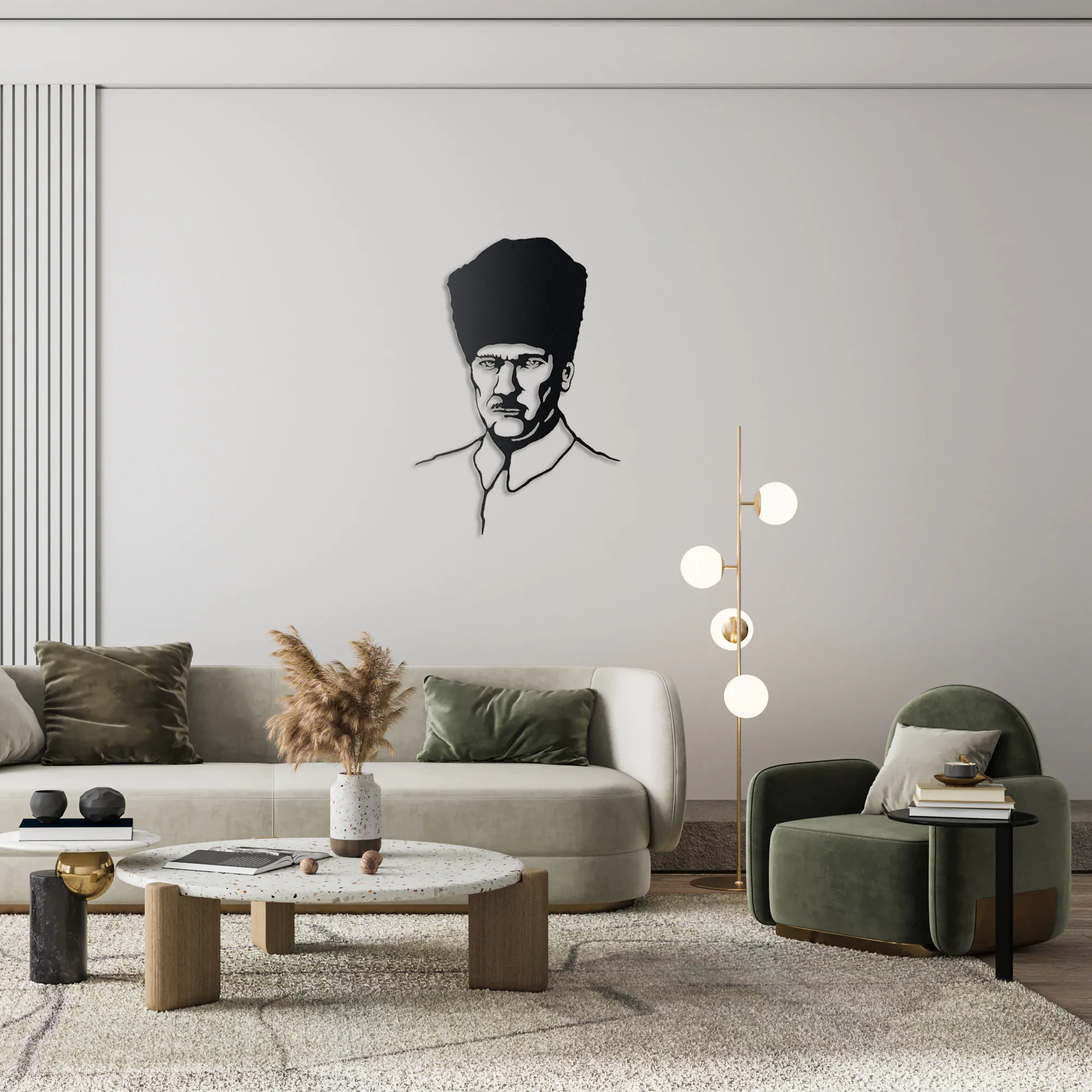 Ataturk Metal Wall Art