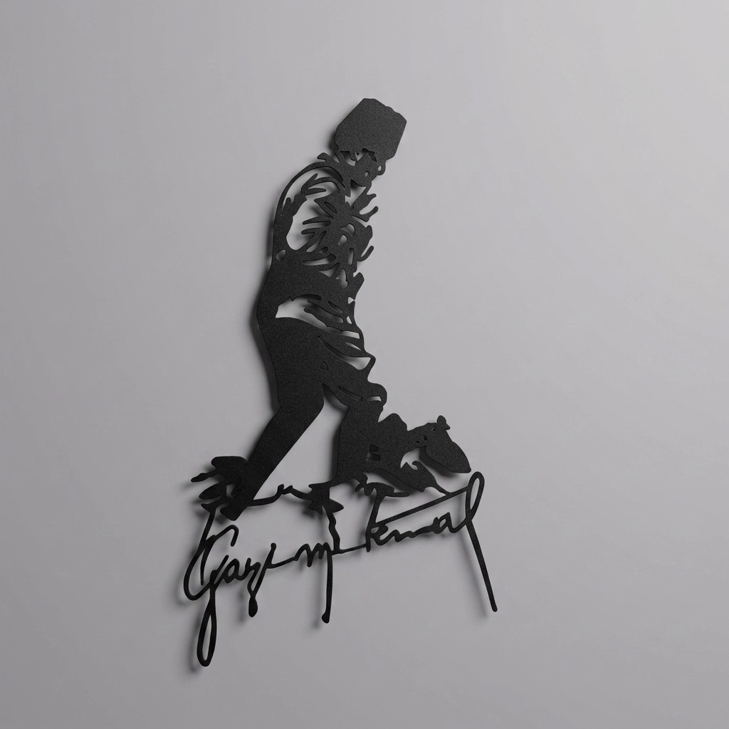 Ataturk Metal Wal Art 1018