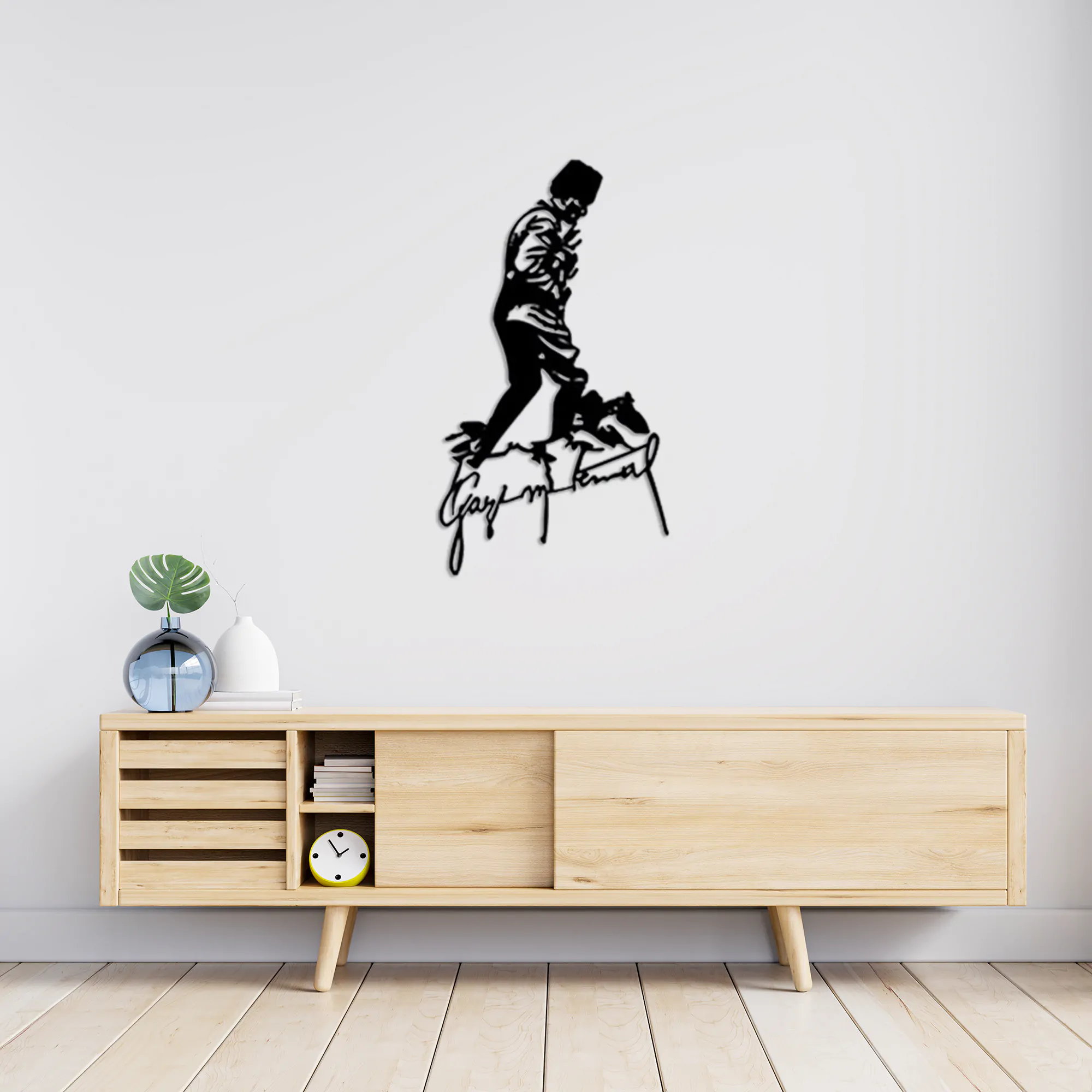 Ataturk Metal Wal Art 1018