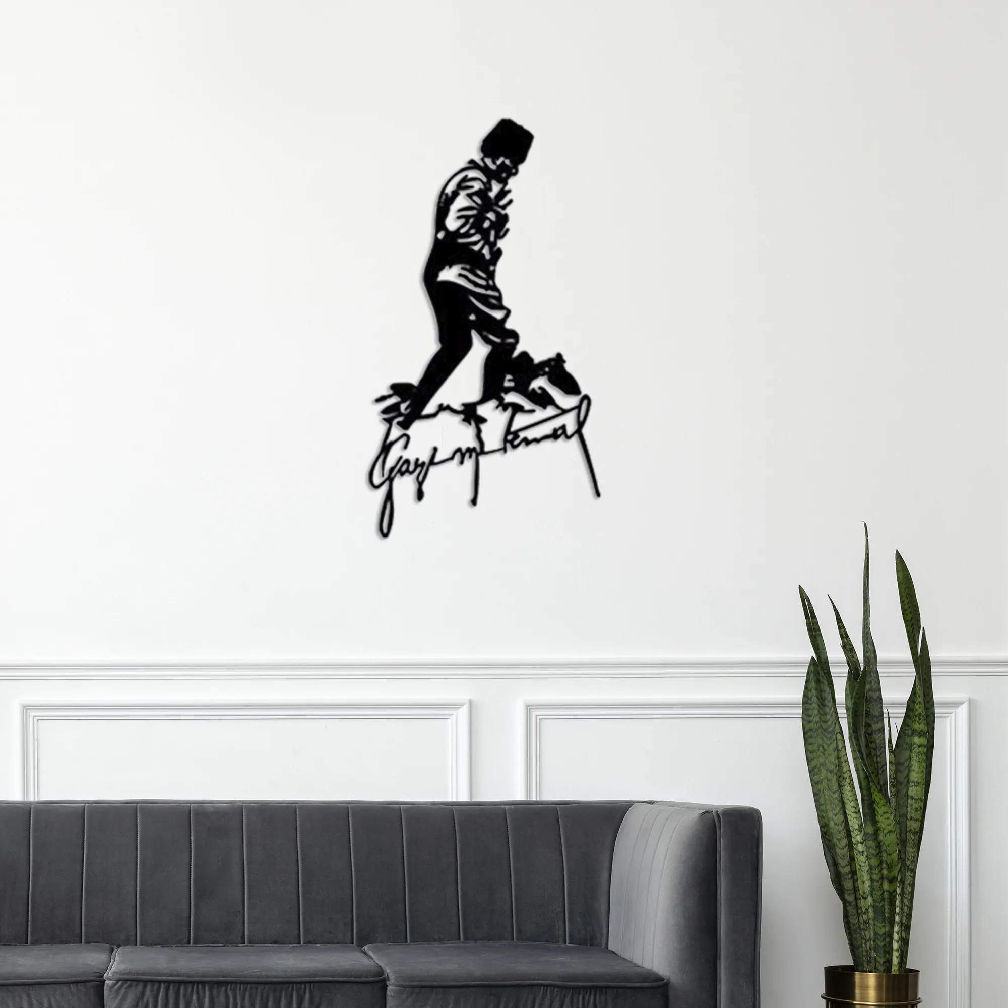 Ataturk Metal Wal Art 1018