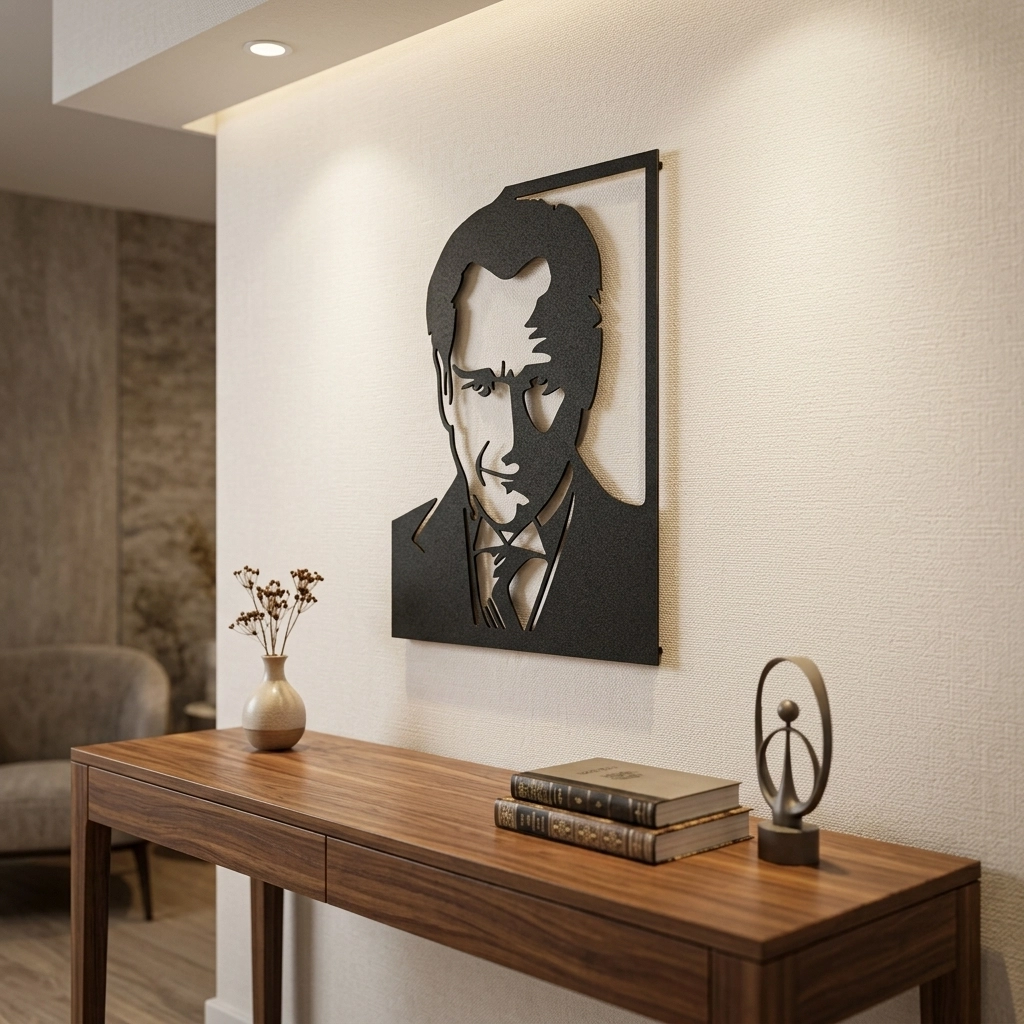 Ataturk Metal Wall Art 1010