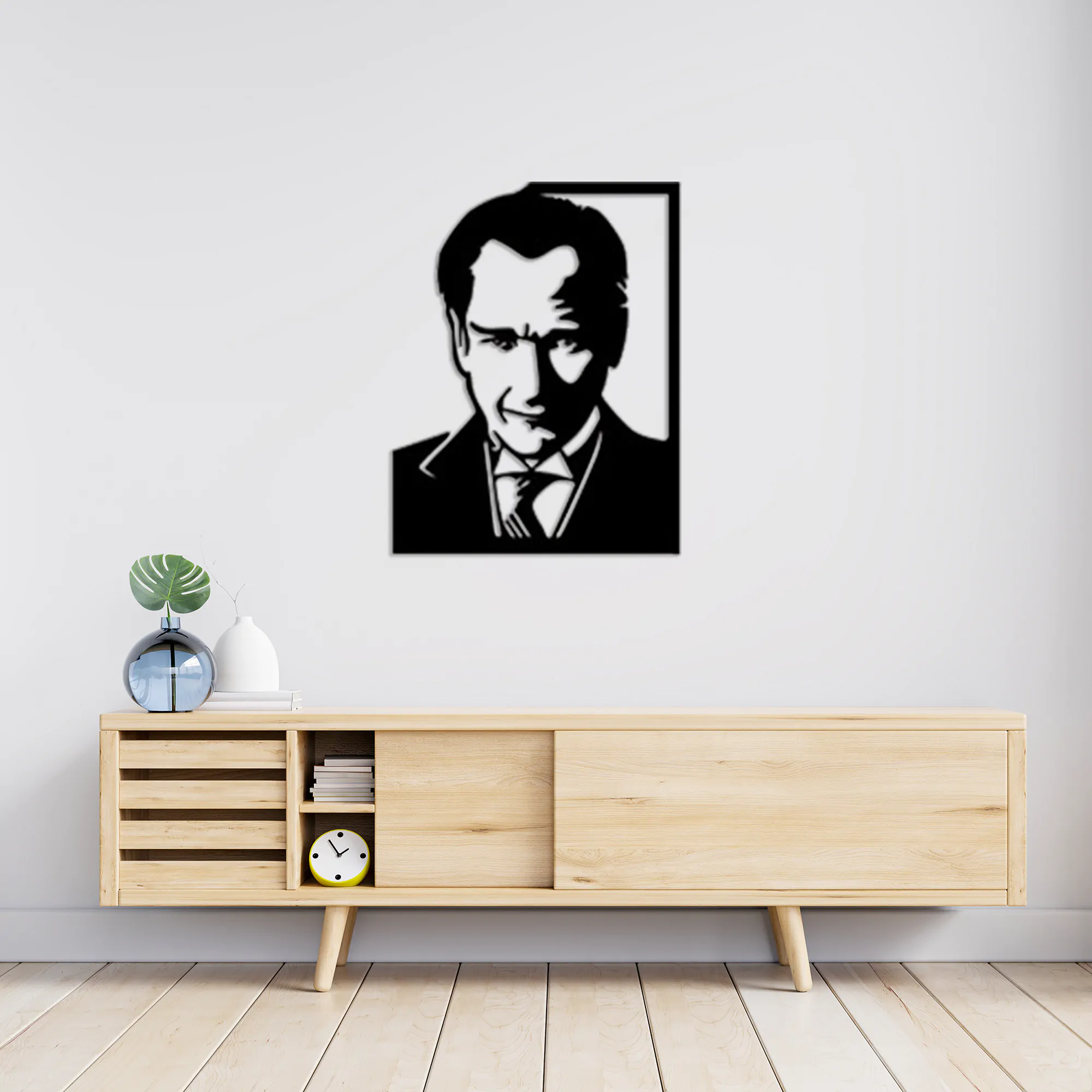 Ataturk Metal Wall Art 1010
