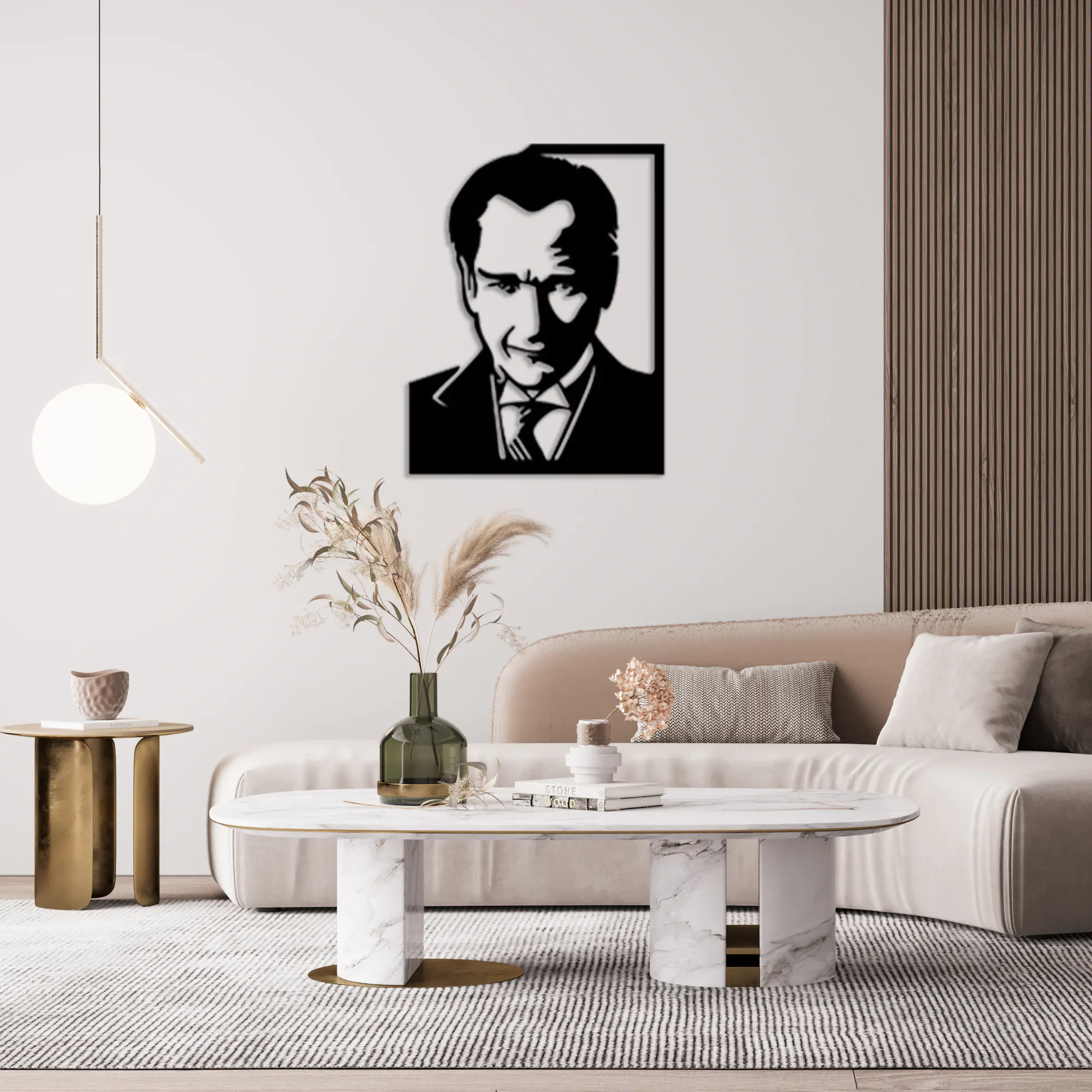 Ataturk Metal Wall Art 1010