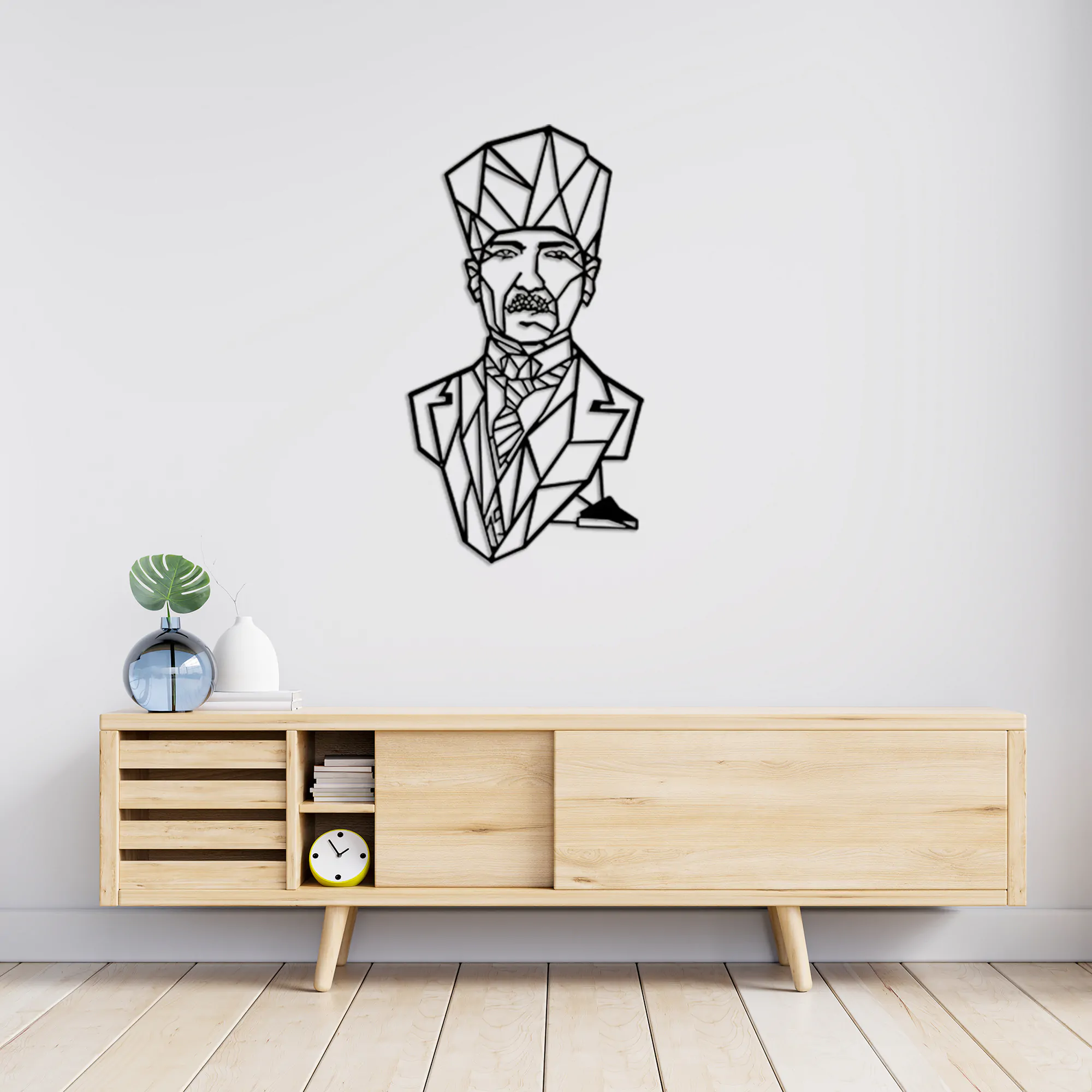 Atatürk Portrait Metal Wall Art