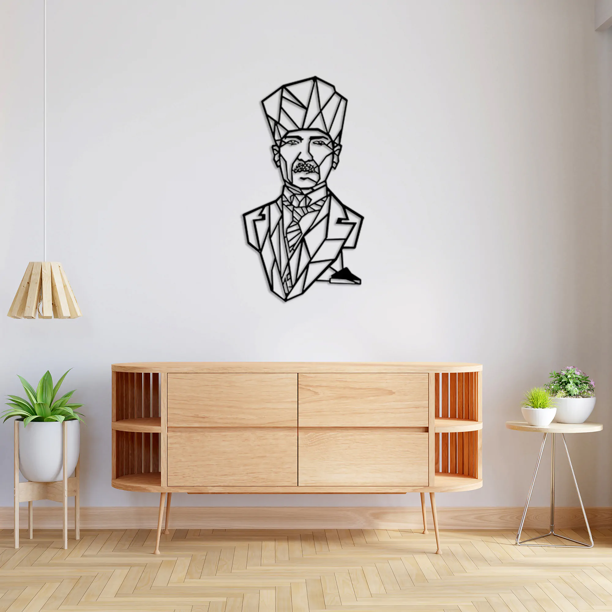 Atatürk Portrait Metal Wall Art
