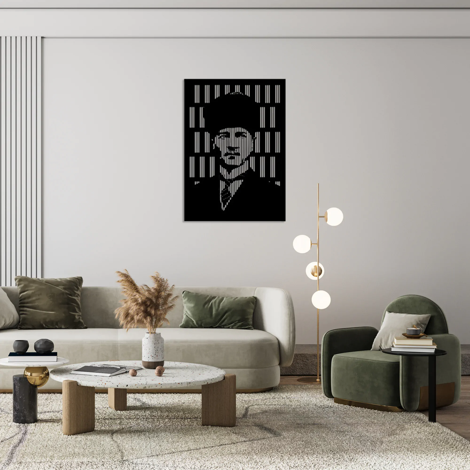 Ataturk Metal Wall Art 1007