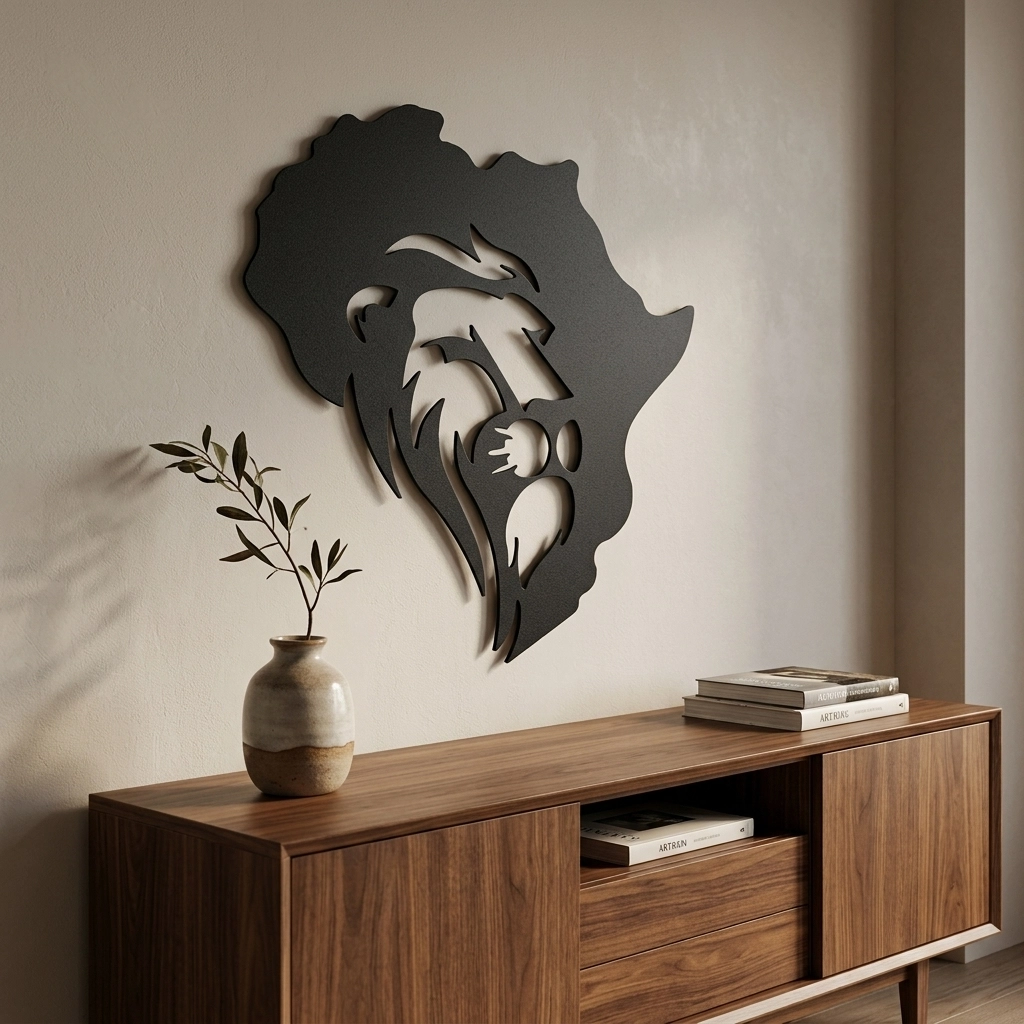 Lion Metal Wall Art
