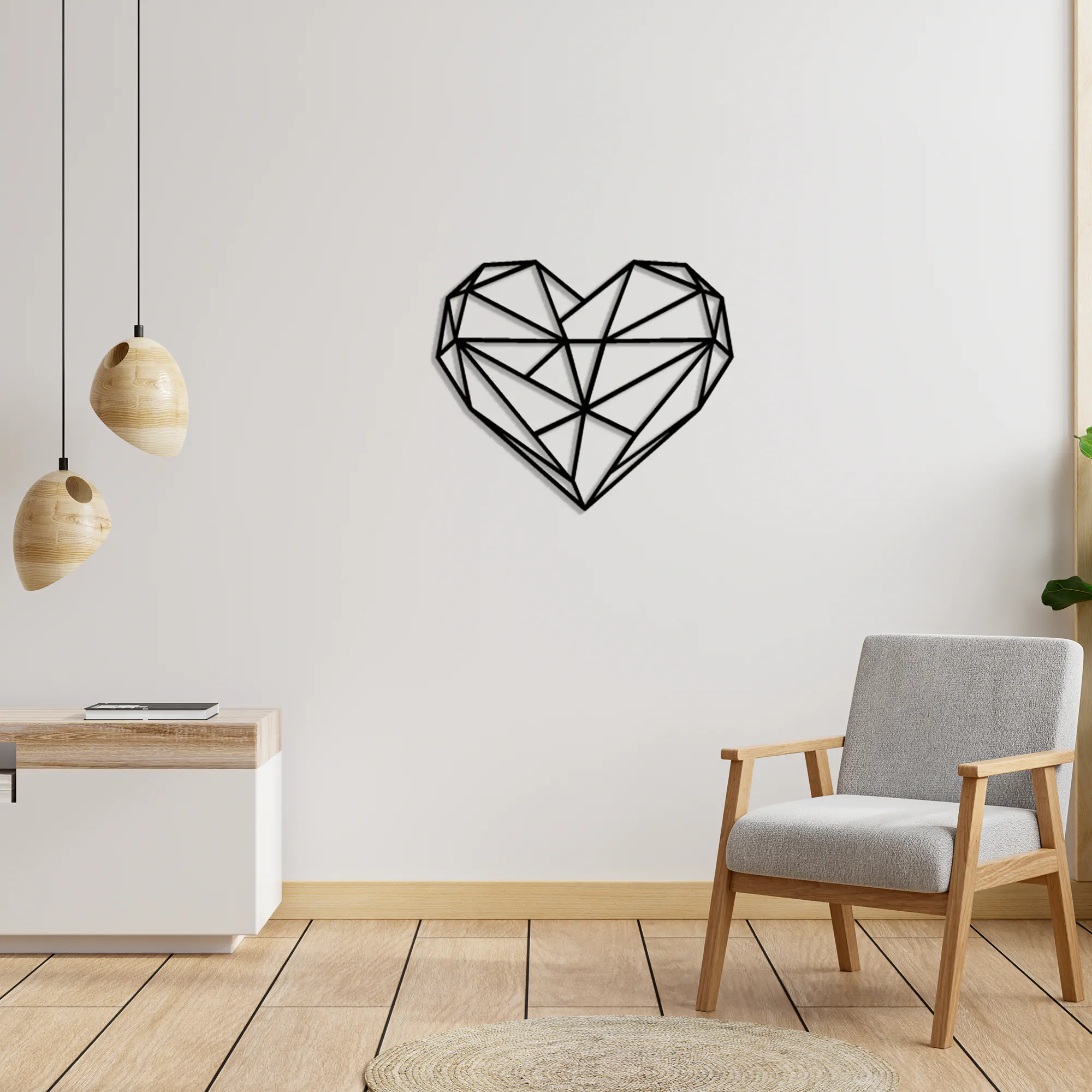 Heart Metal Wall Art 