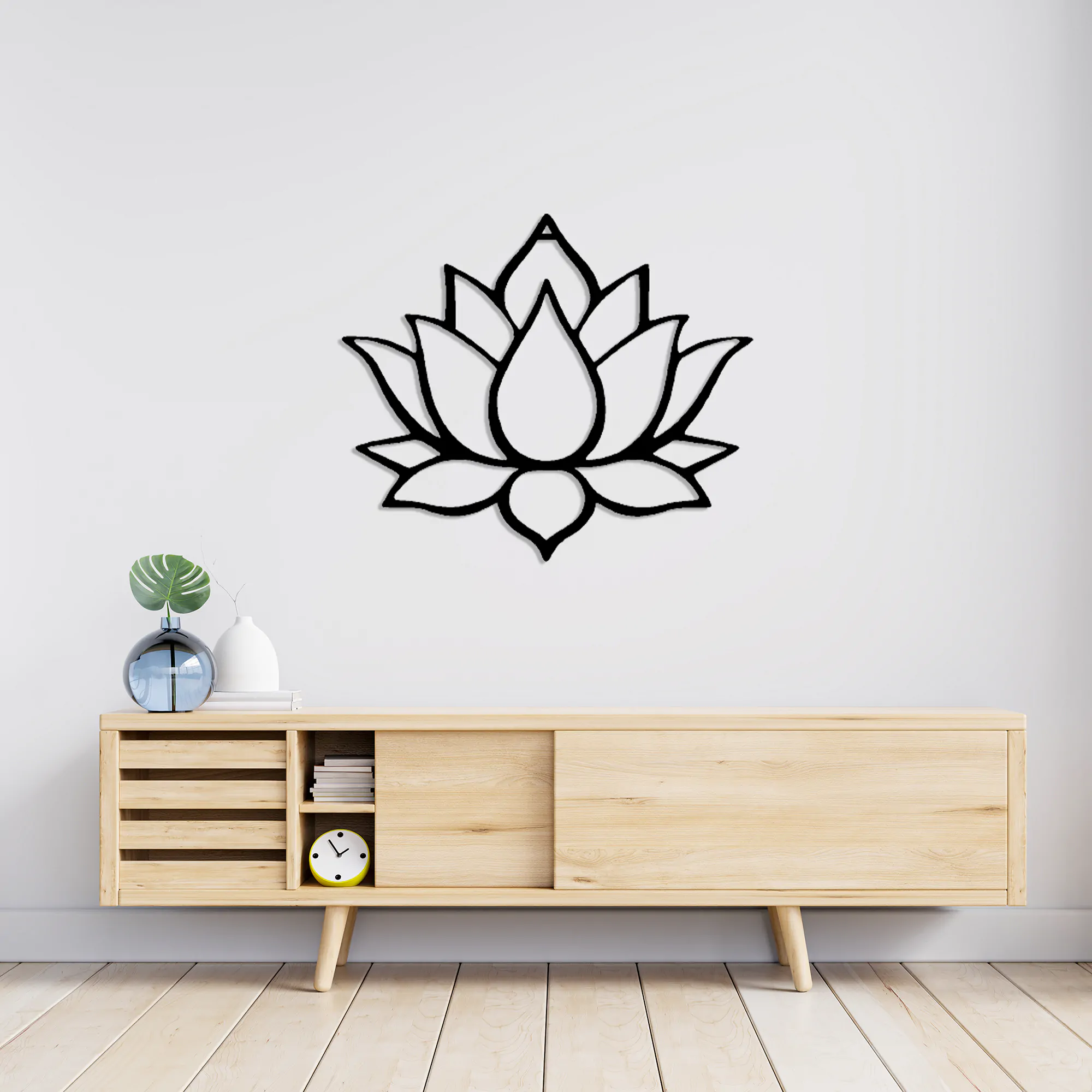 Lotus Flower Metal Wall Art 