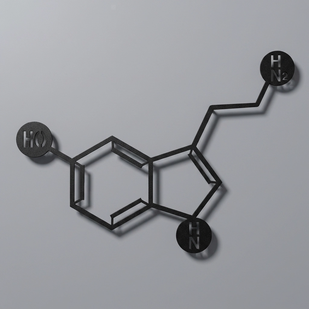 Serotonin Metal Wall Art