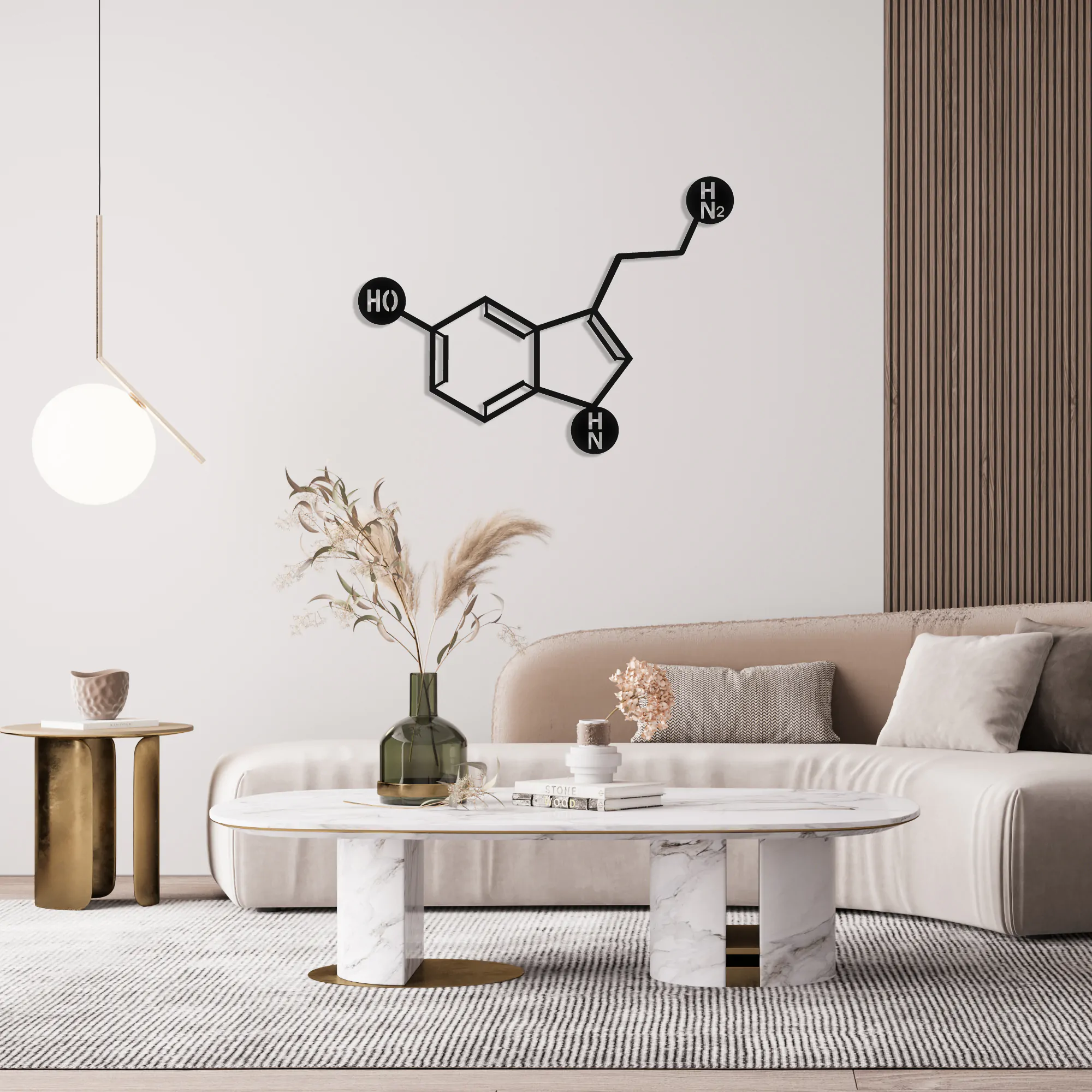 Serotonin Metal Tablo