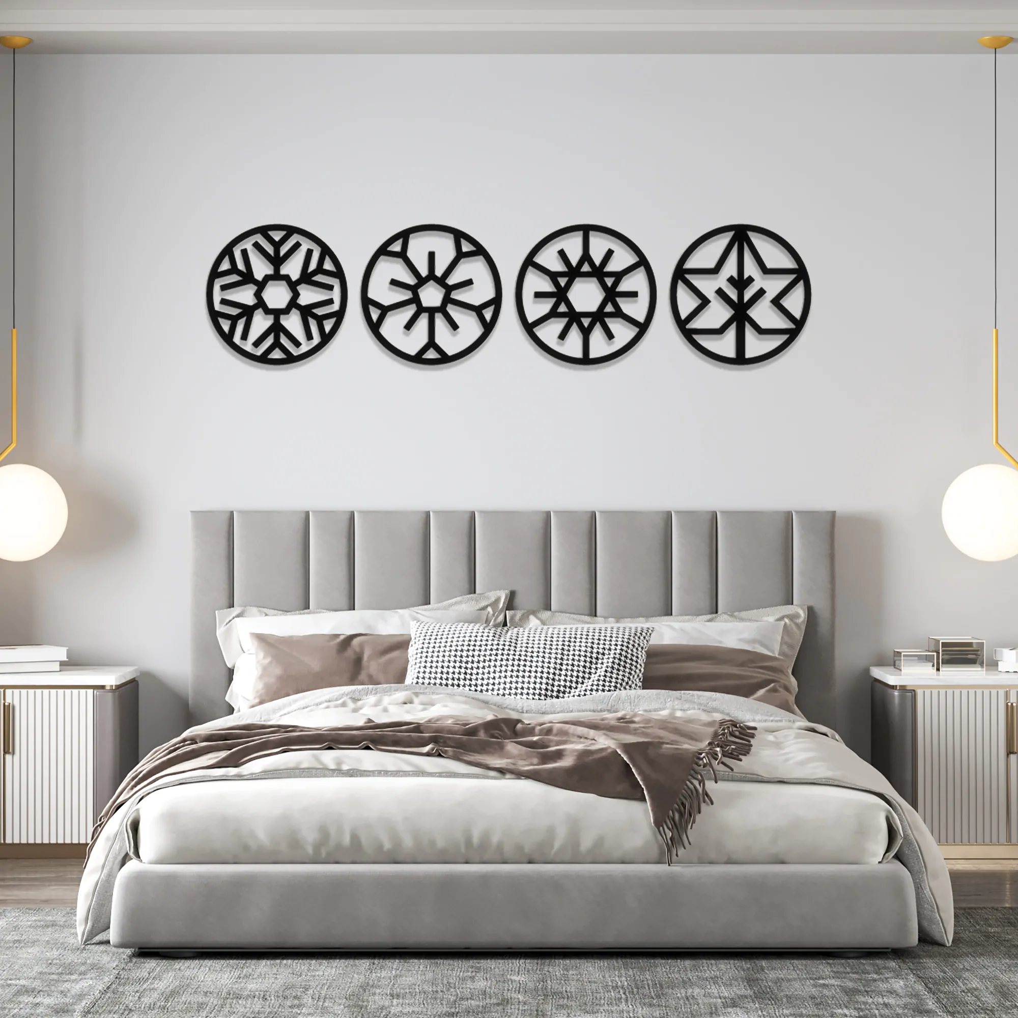 4 Seasons Metal Wall Art  1081