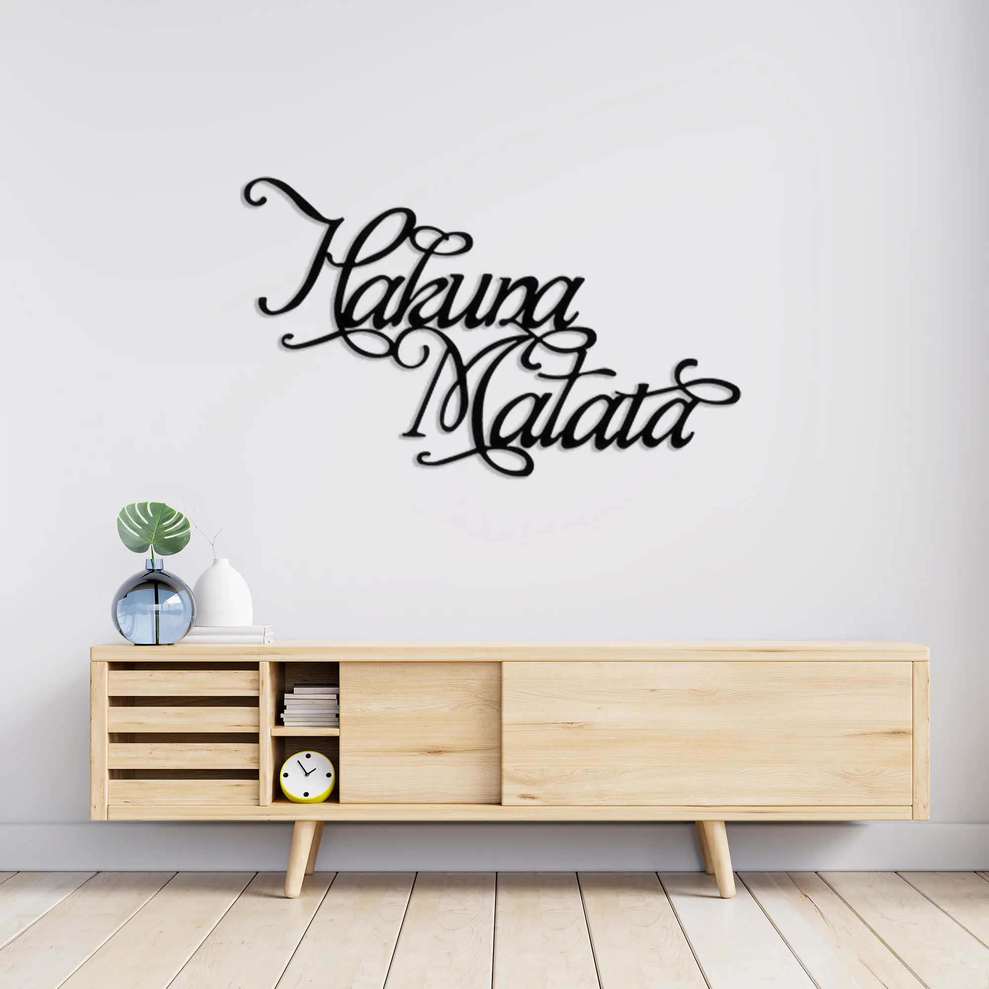Hakuna Matata 2 Metal Tablo