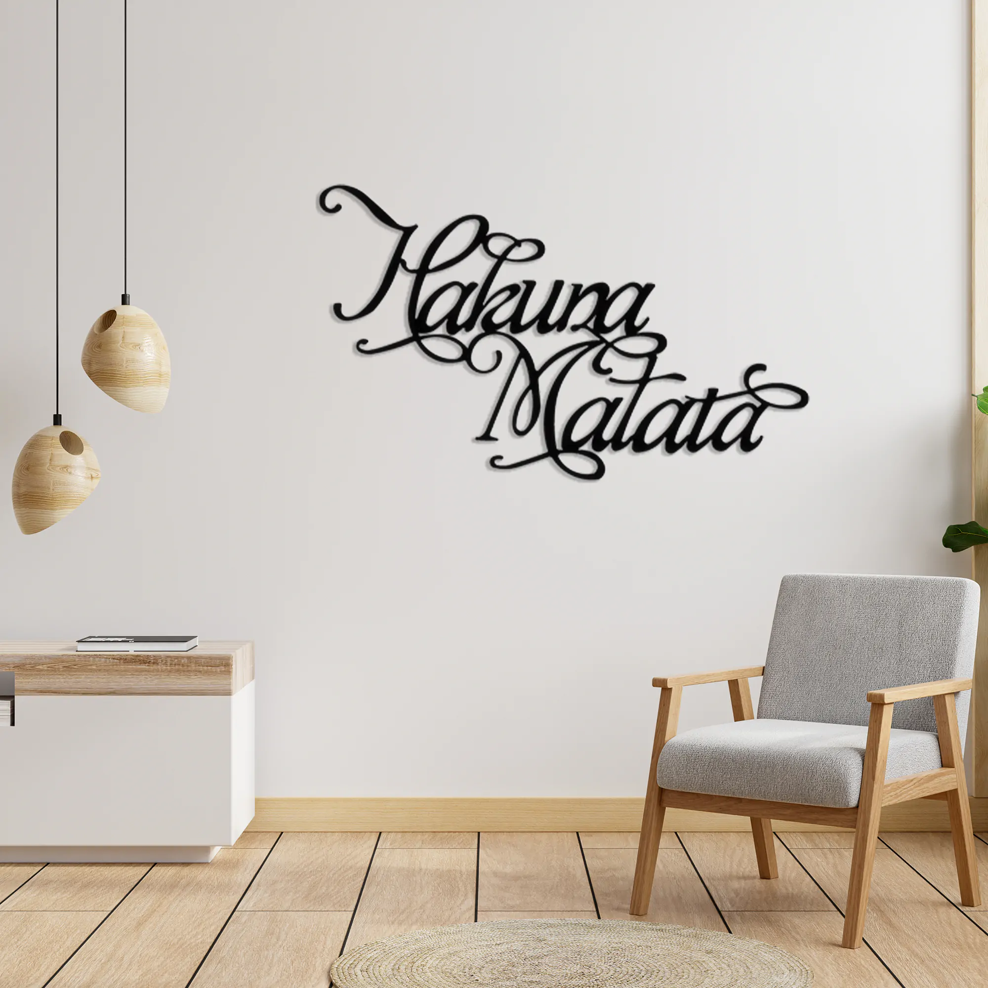 Hakuna Matata 2 Metal Tablo