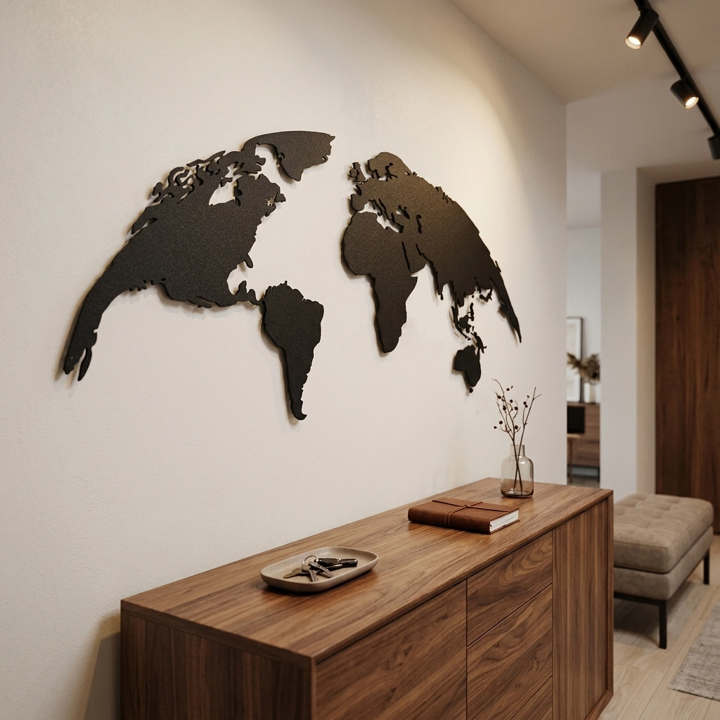 Earth Metal Wall Art