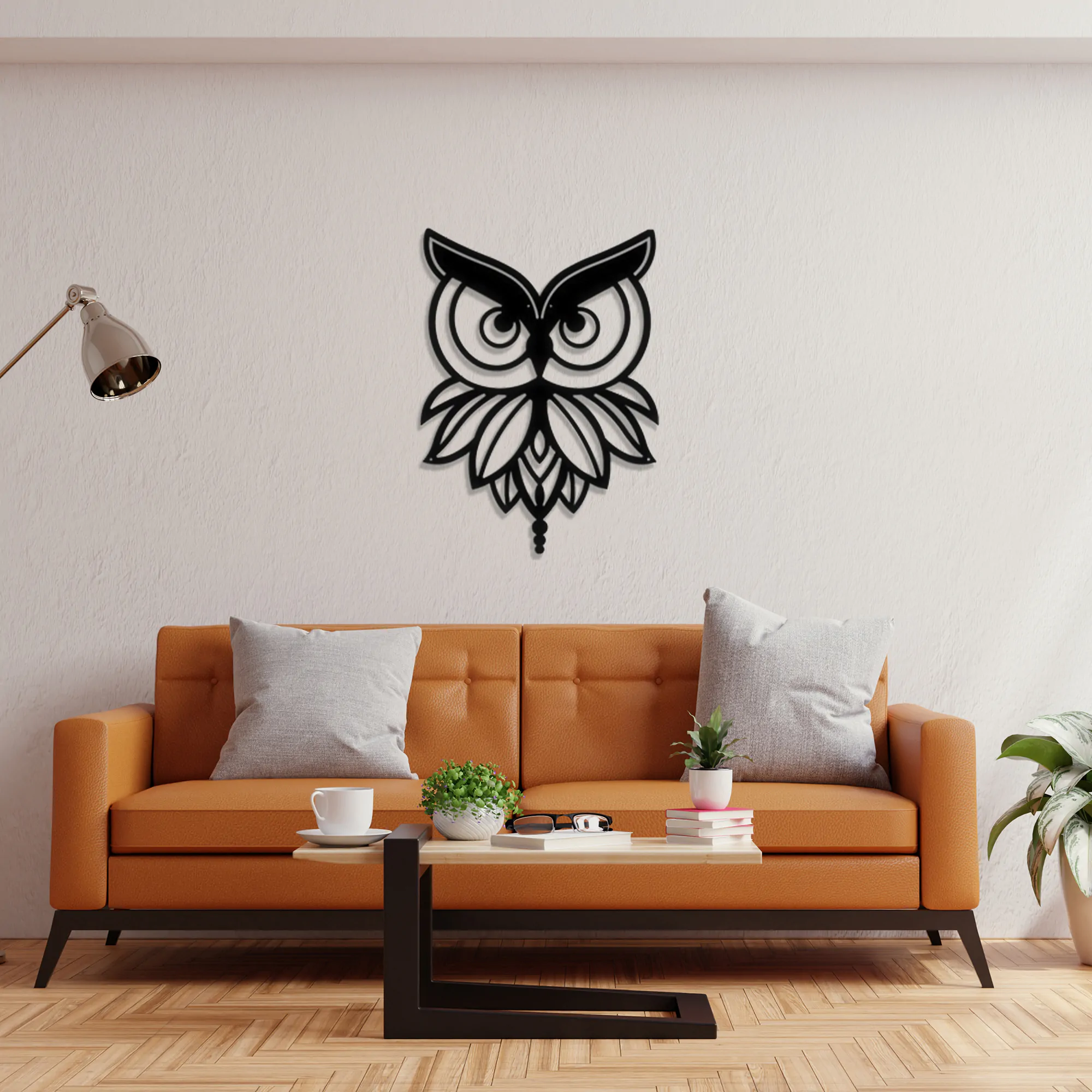 Owl 5 Metal Wall Art