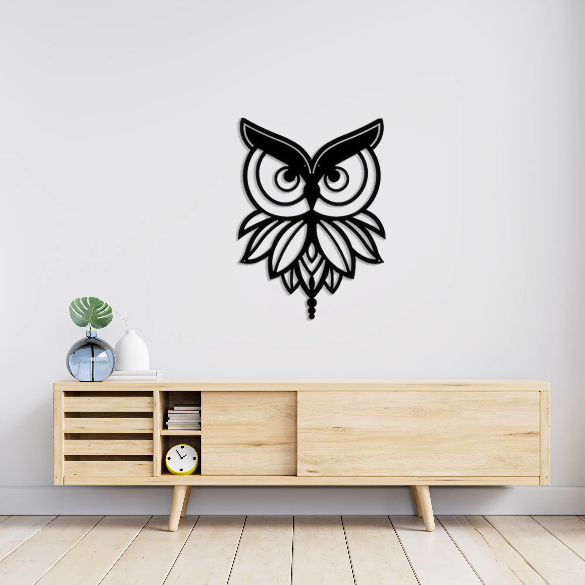 Owl 5 Metal Wall Art
