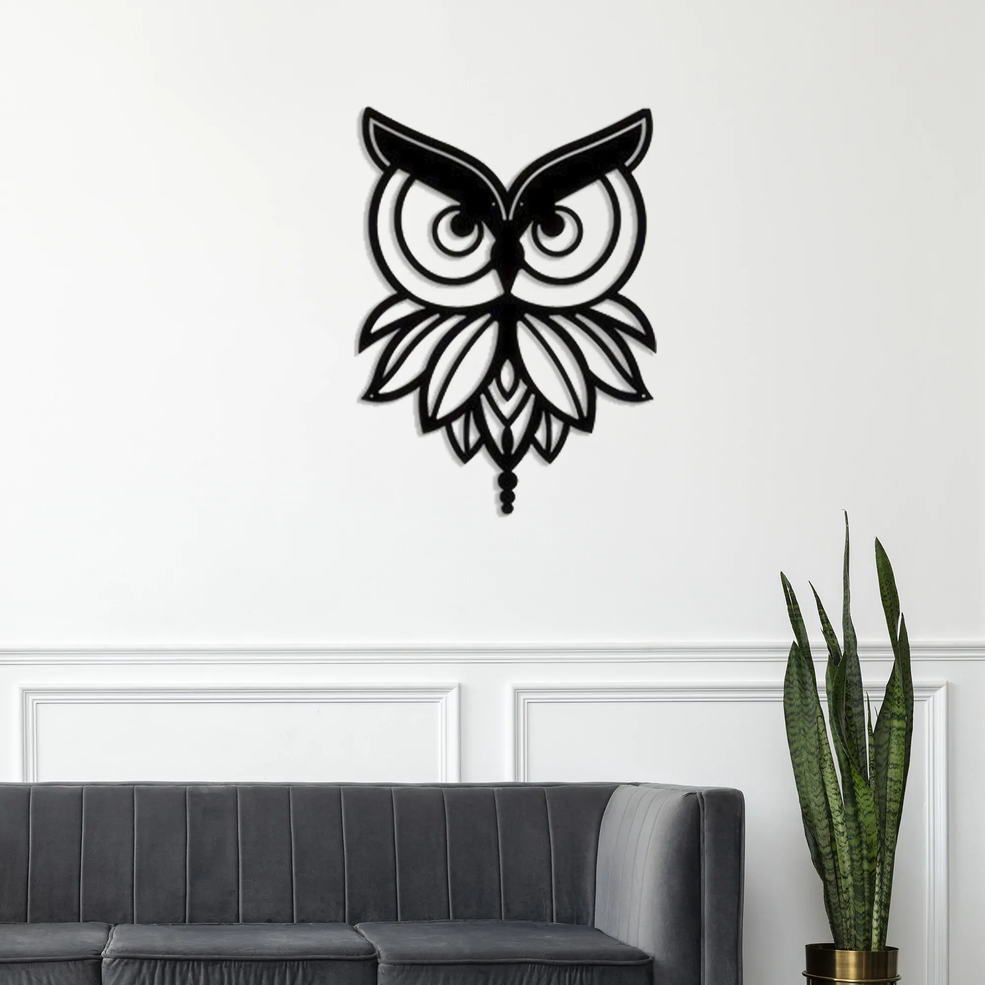 Owl 5 Metal Wall Art