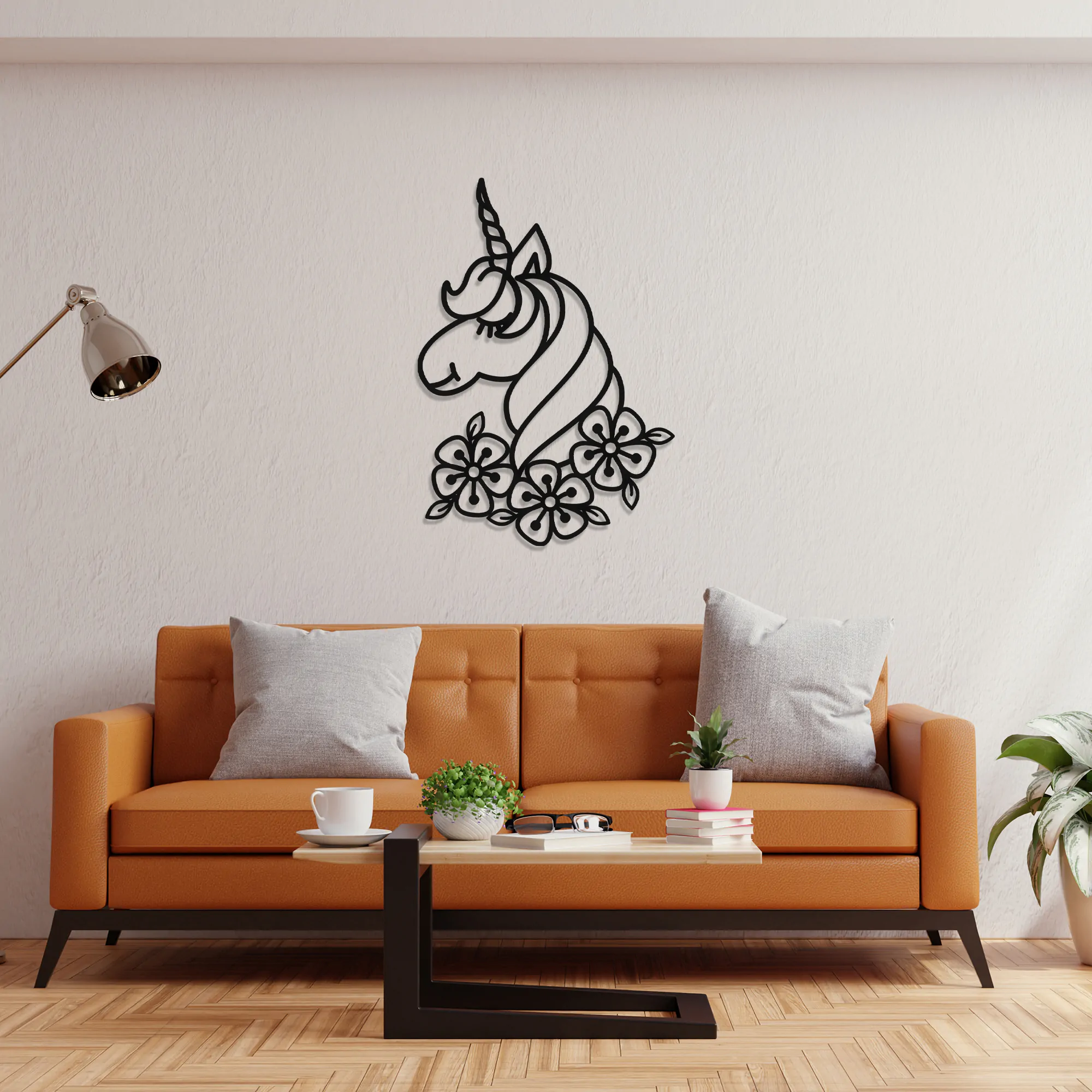 Unicorn Metal Wall Art