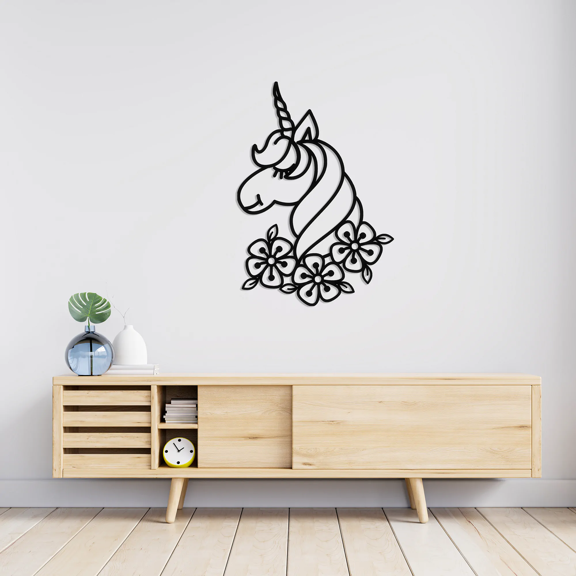 Unicorn Metal Wall Art
