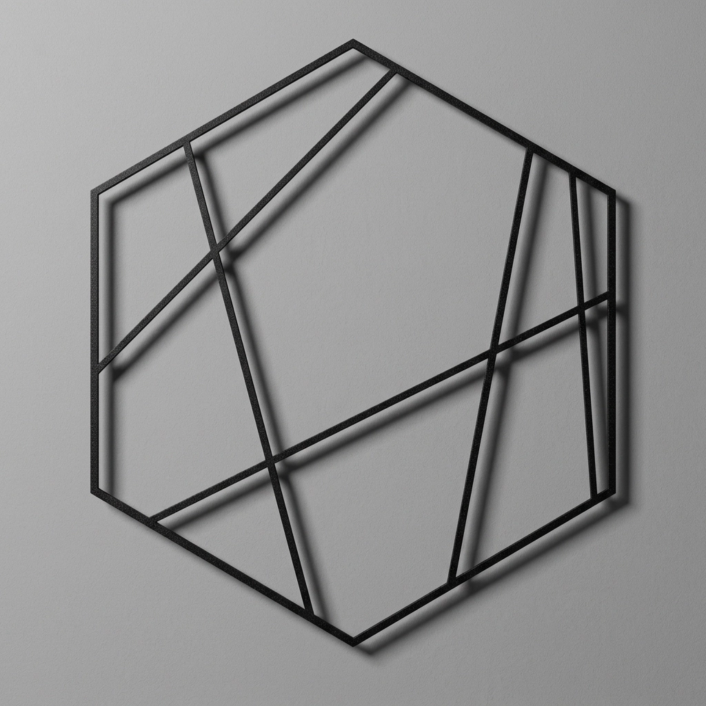 Shaped Metal Tablo