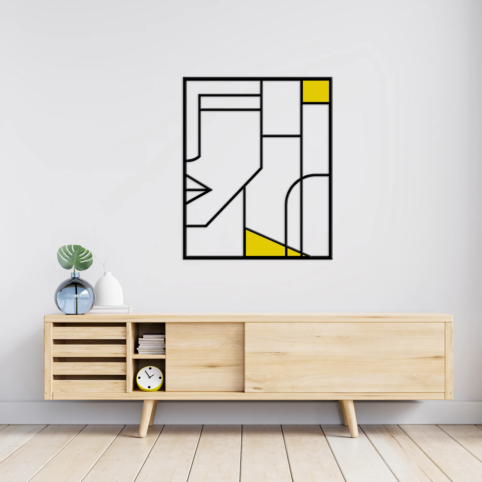 Abstract Love Male Metal Wall Art