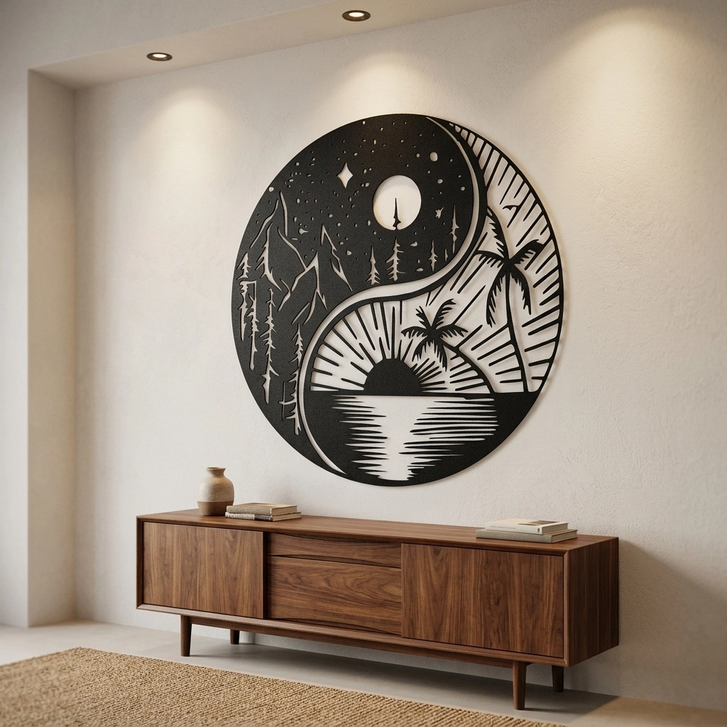 Ying Yang Sun And Moon