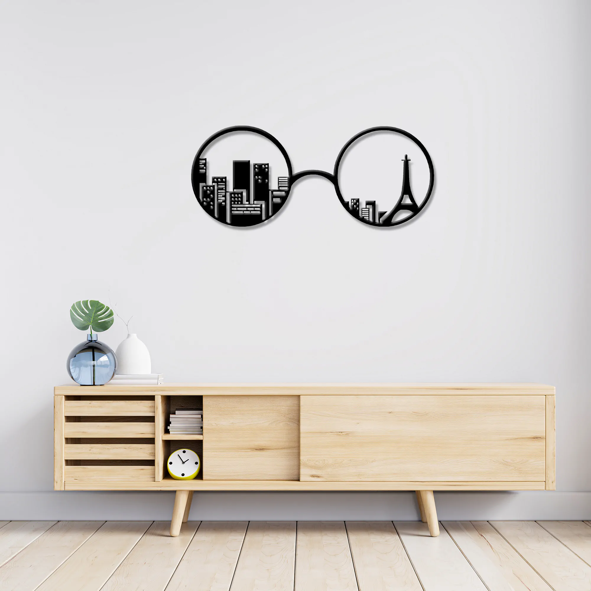 Eyfel Kulesi Paris Metal Tablo