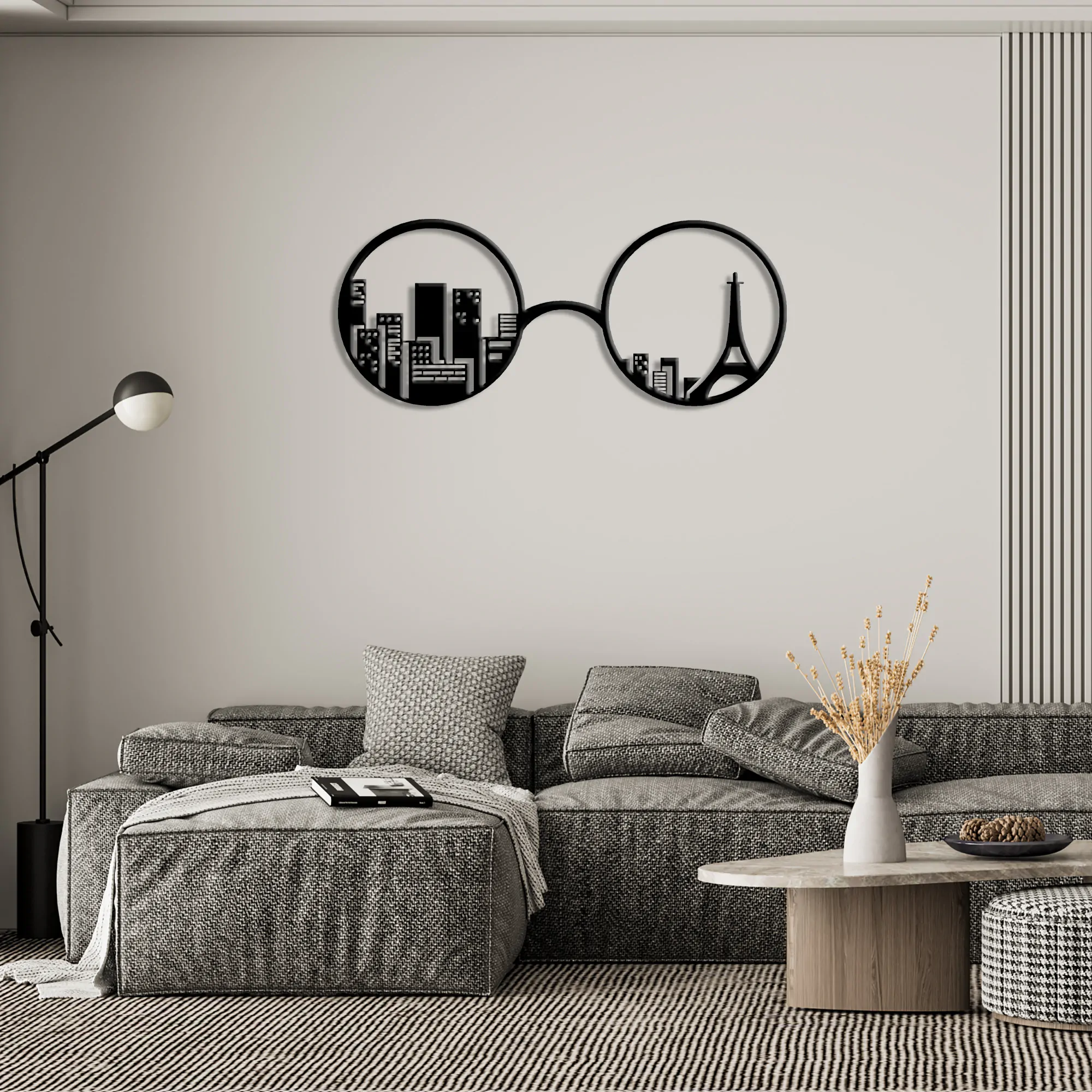 Eyfel Kulesi Paris Metal Tablo