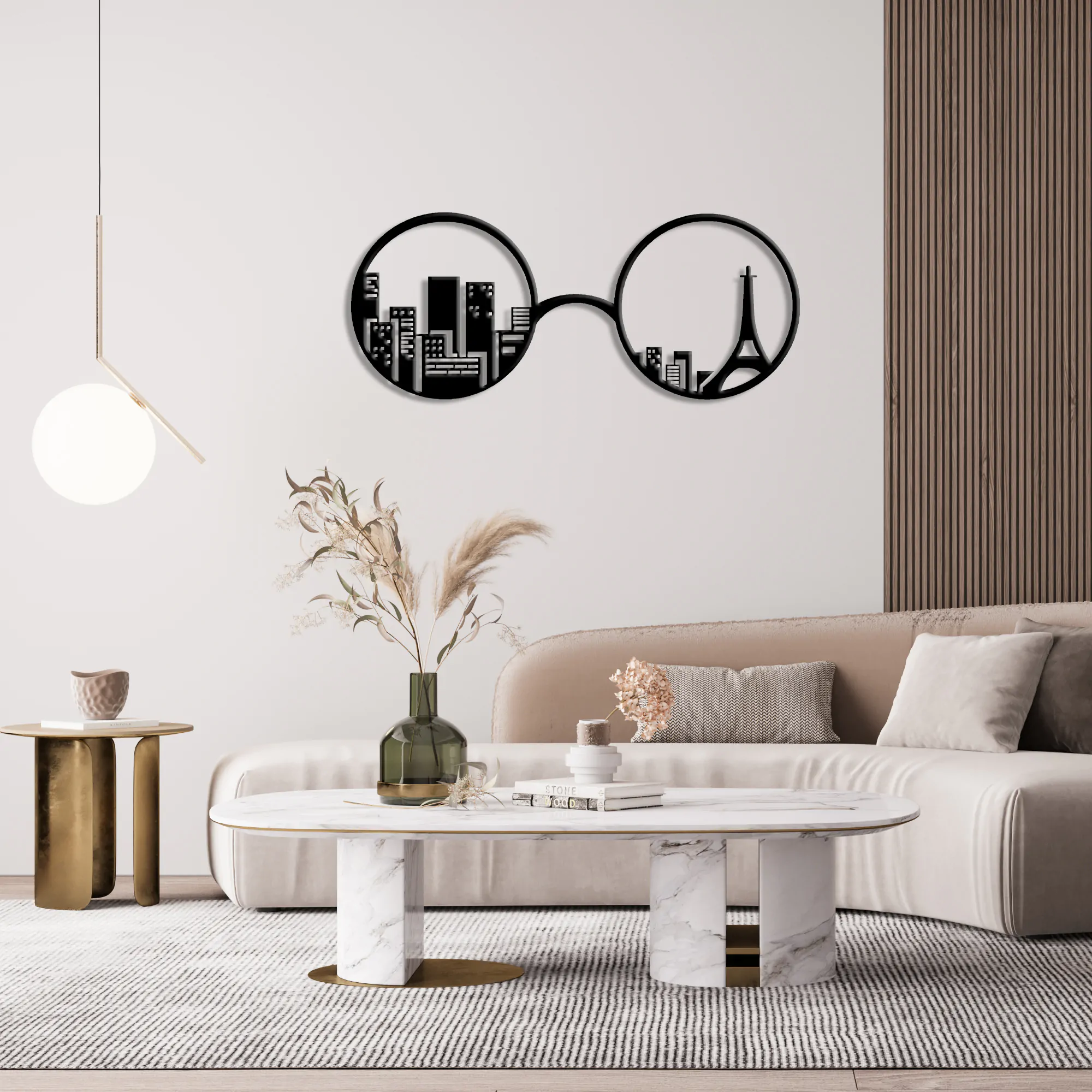 Eyfel Kulesi Paris Metal Tablo