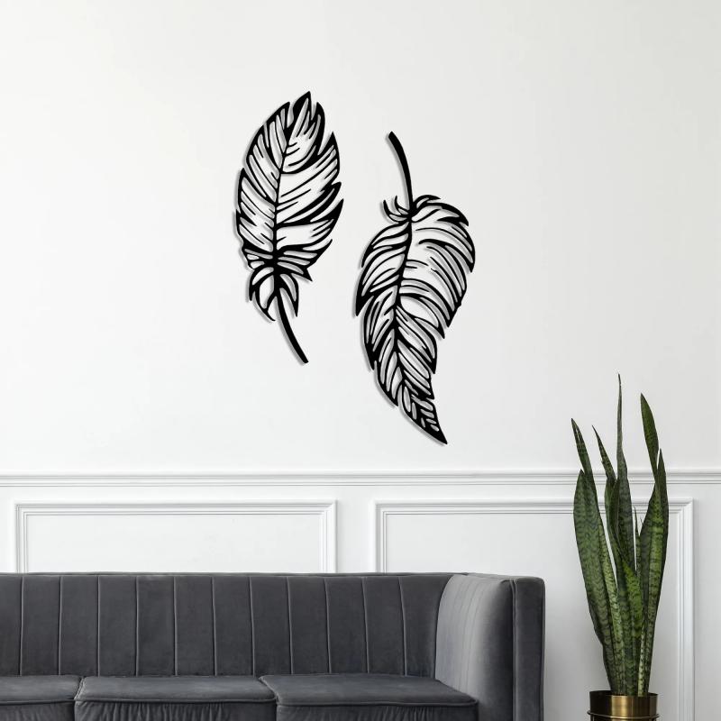 FEATHERS METAL TABLO