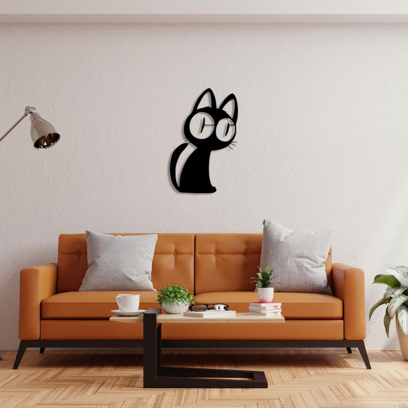 Kuroneko Trigun Metal Wall Art