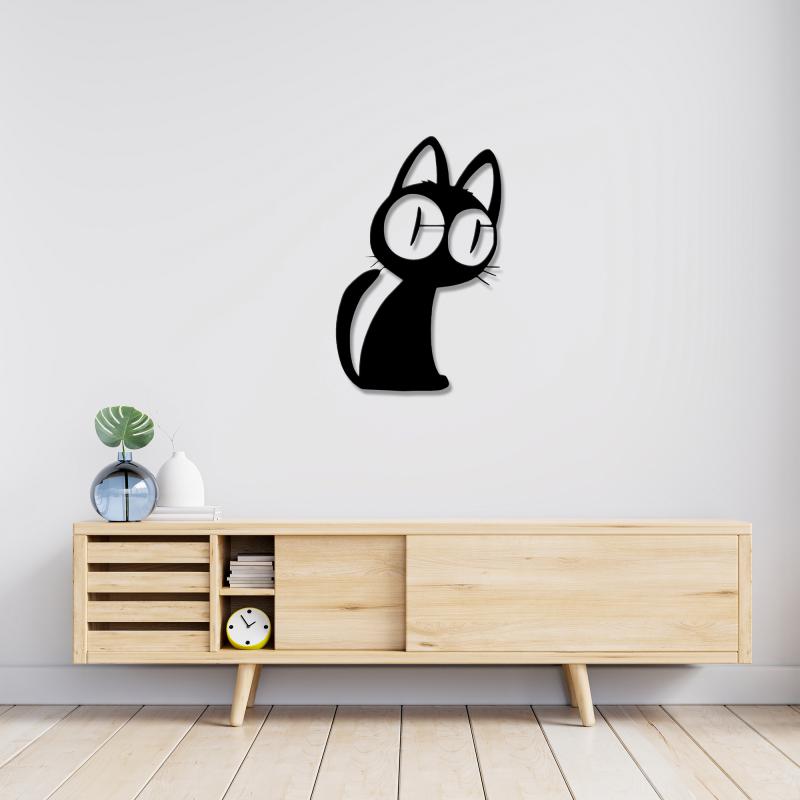 Kuroneko Trigun Metal Wall Art