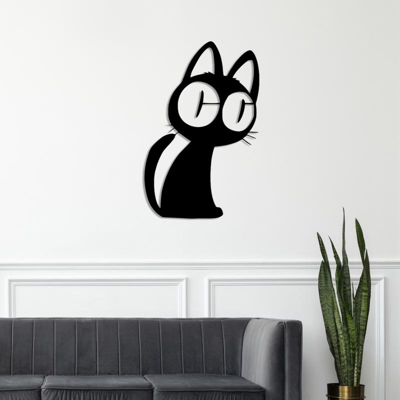 Kuroneko Trigun Metal Wall Art